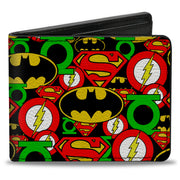 Bi-Fold Wallet - Justice League Stacked Logos Bi-Fold Wallets DC Comics