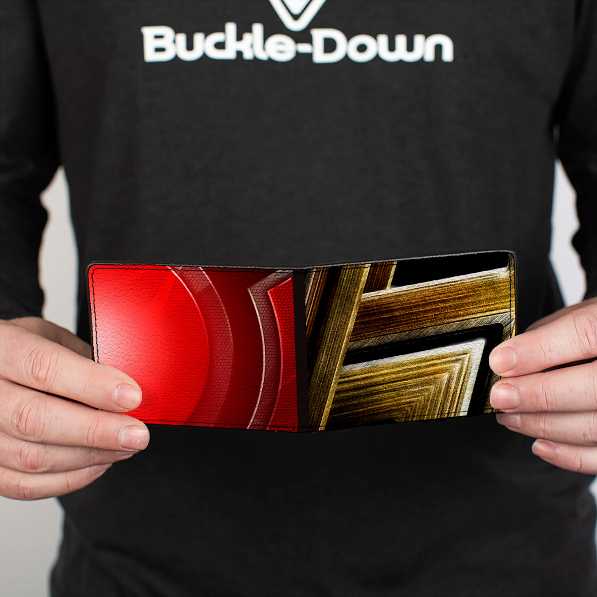 Bi-Fold Wallet - Justice League 2017 6-Superhero Icon Blocks Bi-Fold Wallets DC Comics