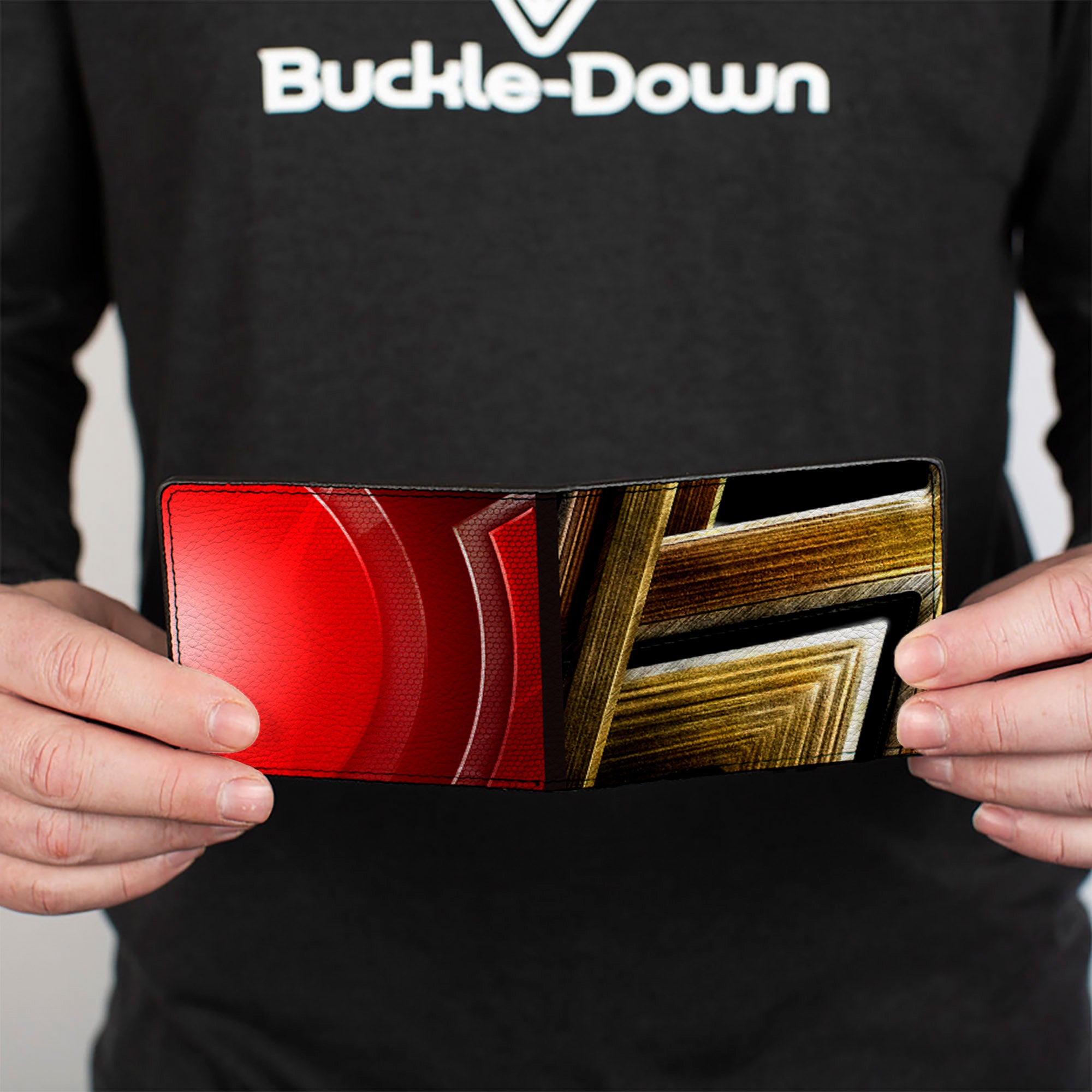 Bi-Fold Wallet - Justice League 2017 6-Superhero Icon Blocks Bi-Fold Wallets DC Comics