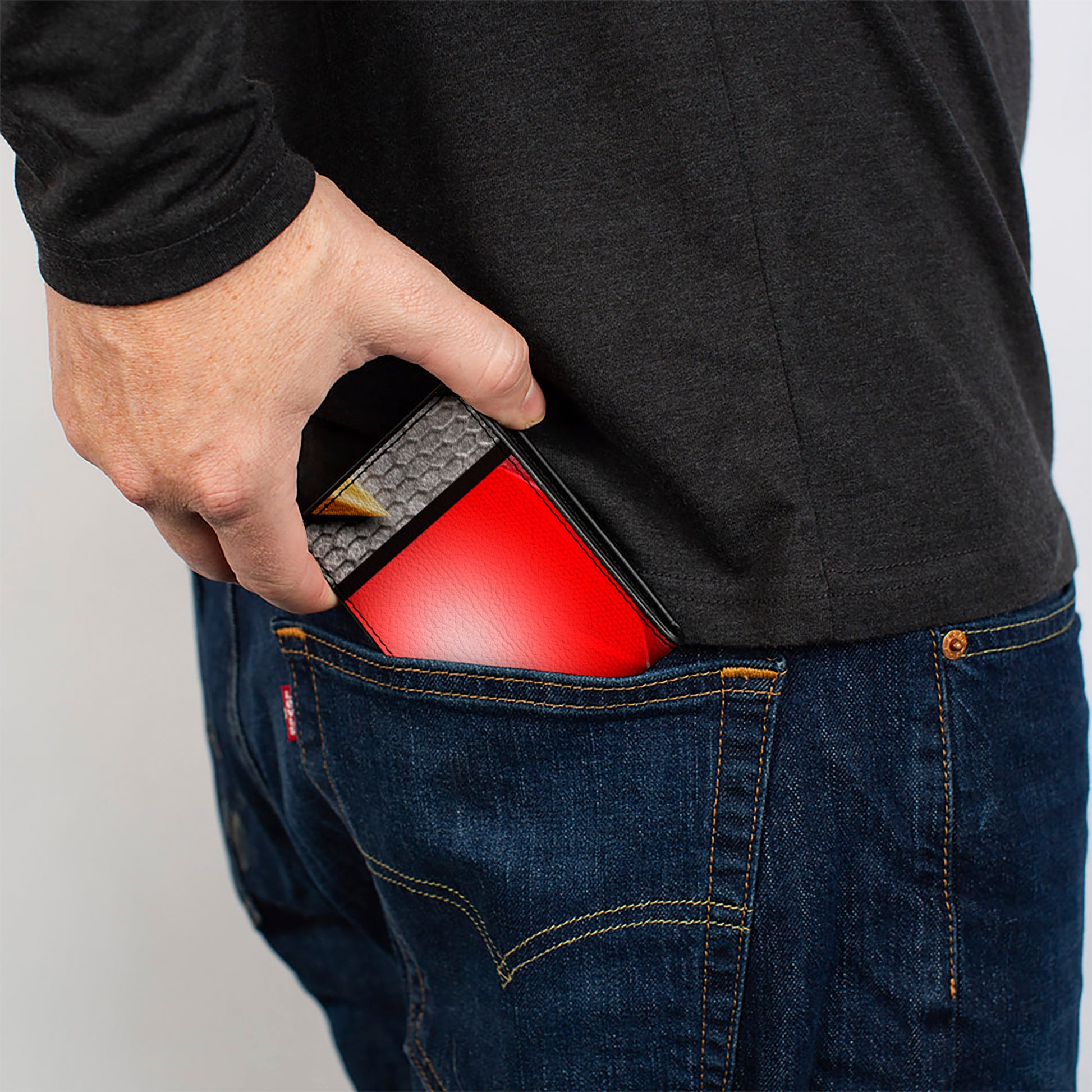 Bi-Fold Wallet - Justice League 2017 6-Superhero Icon Blocks Bi-Fold Wallets DC Comics