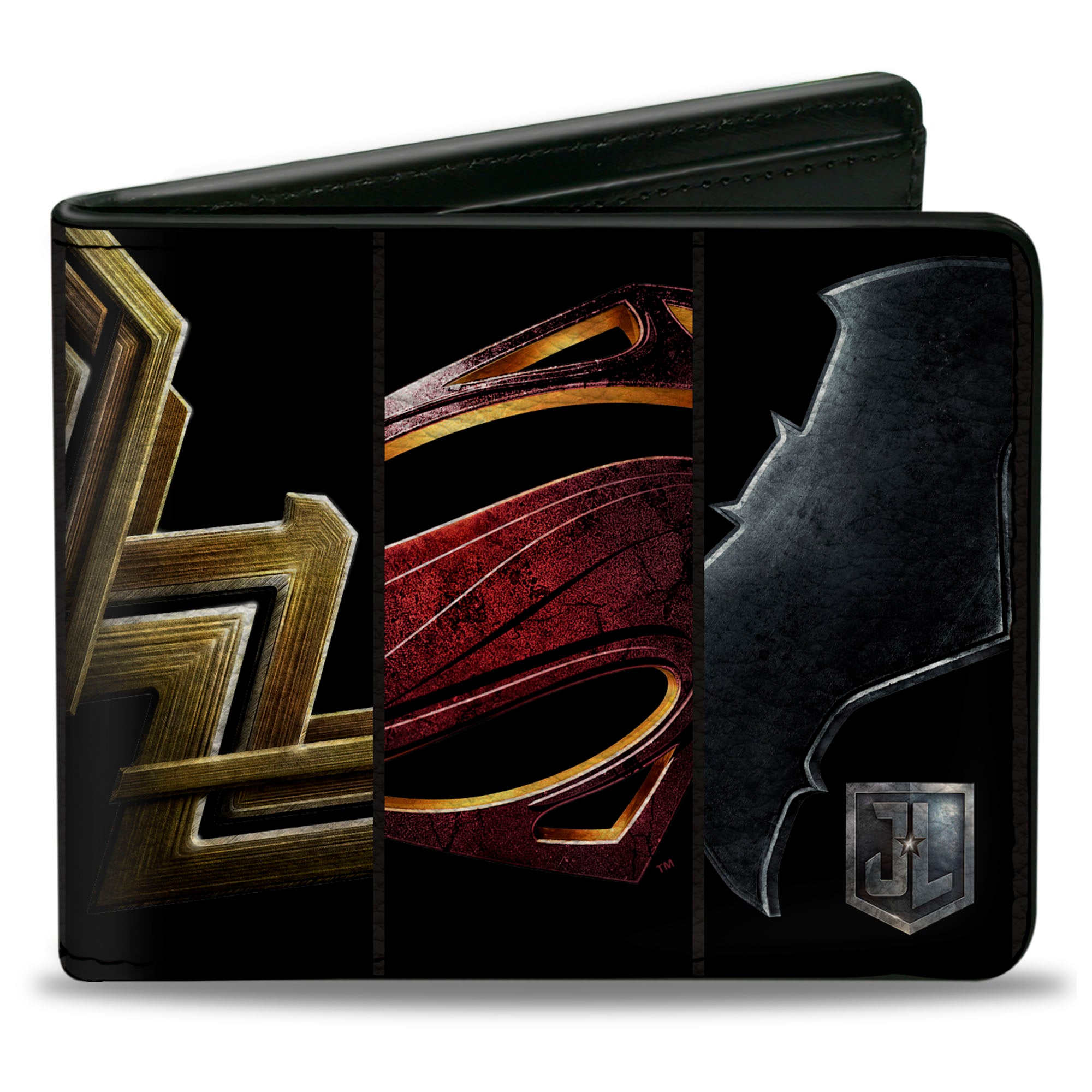 Bi-Fold Wallet - Justice League 2017 6-Superhero Icon Blocks Bi-Fold Wallets DC Comics