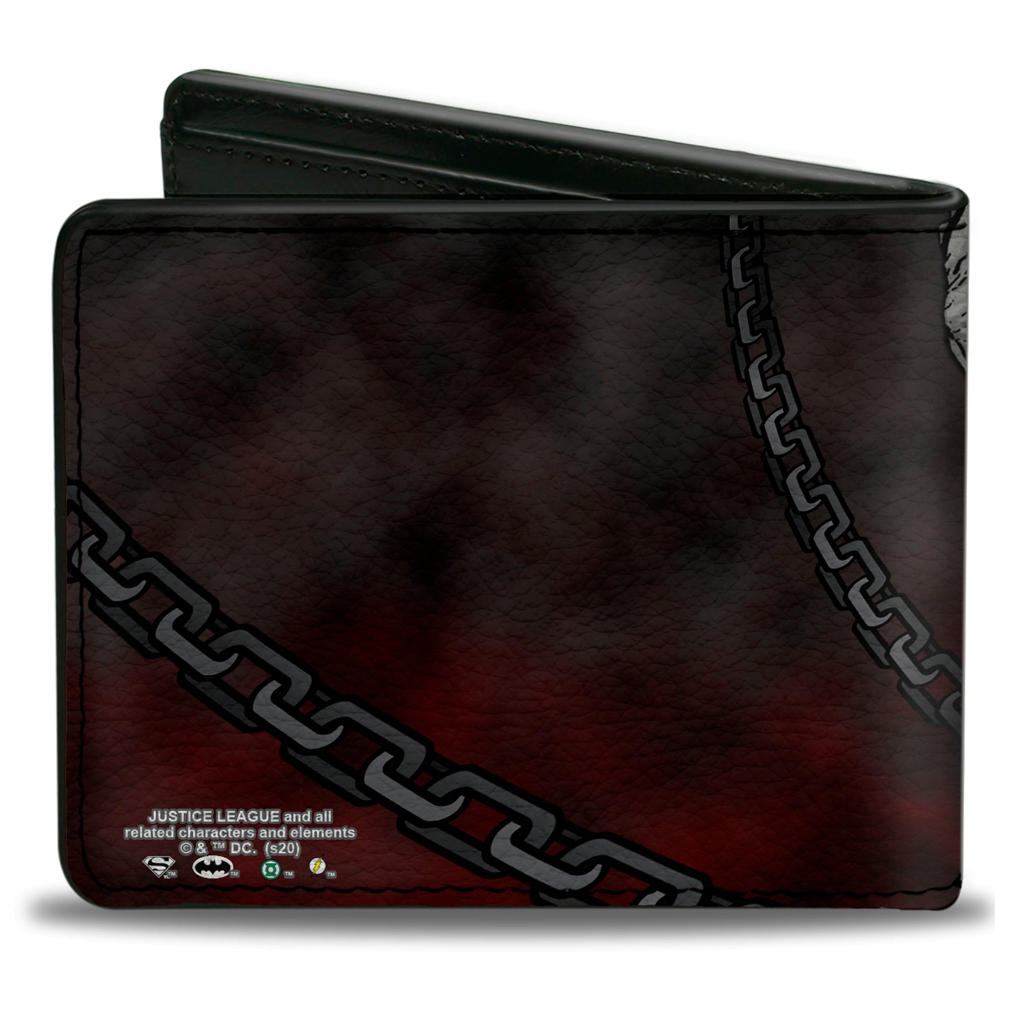 Bi-Fold Wallet - Lobo Action Pose Justice League Forever Evil Issue 23 2 Cover Pose Grays Reds Bi-Fold Wallets DC Comics