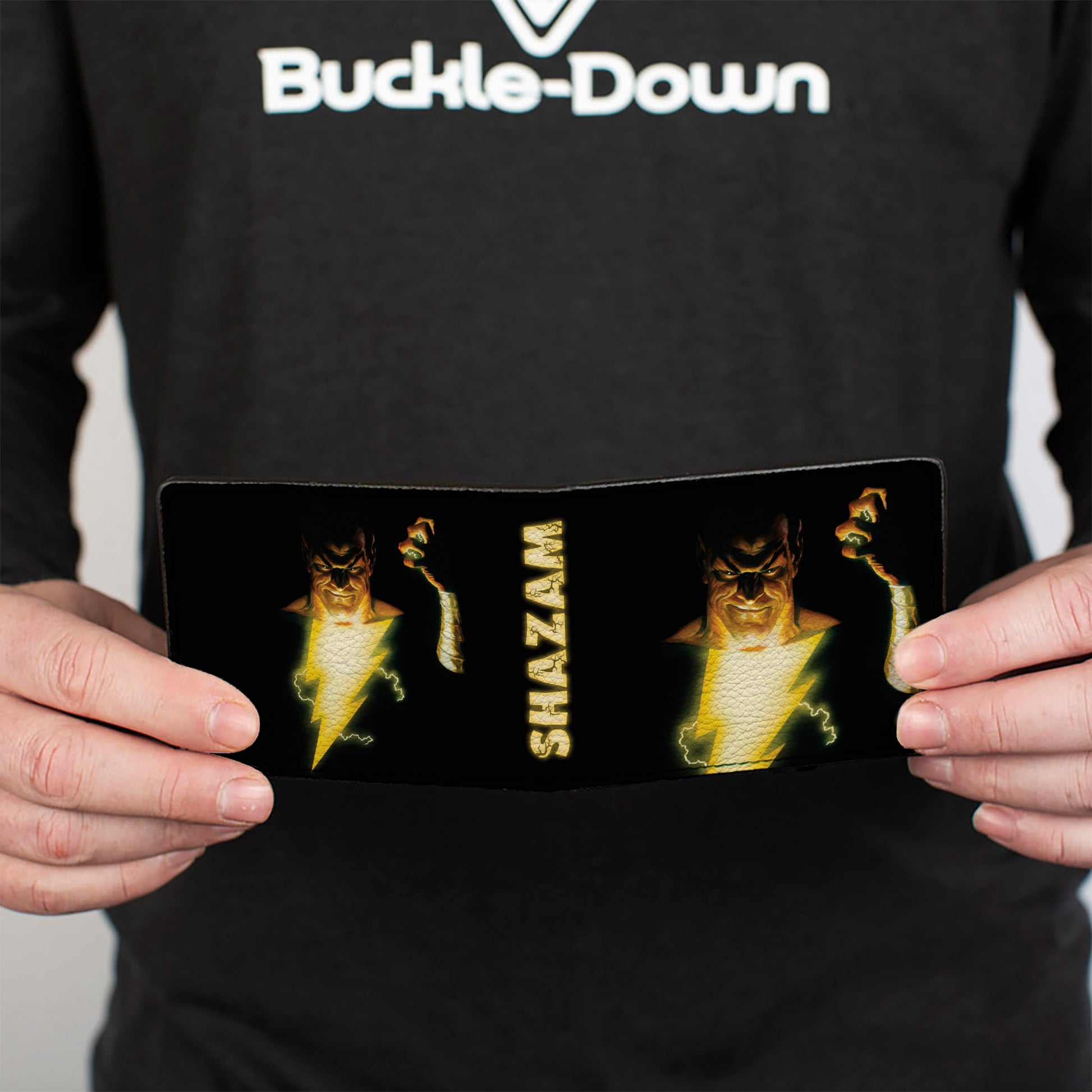 Bi-Fold Wallet - Justice Society of America Issue #23 Alex Ross BLACK ADAM Cover Pose Bi-Fold Wallets DC Comics