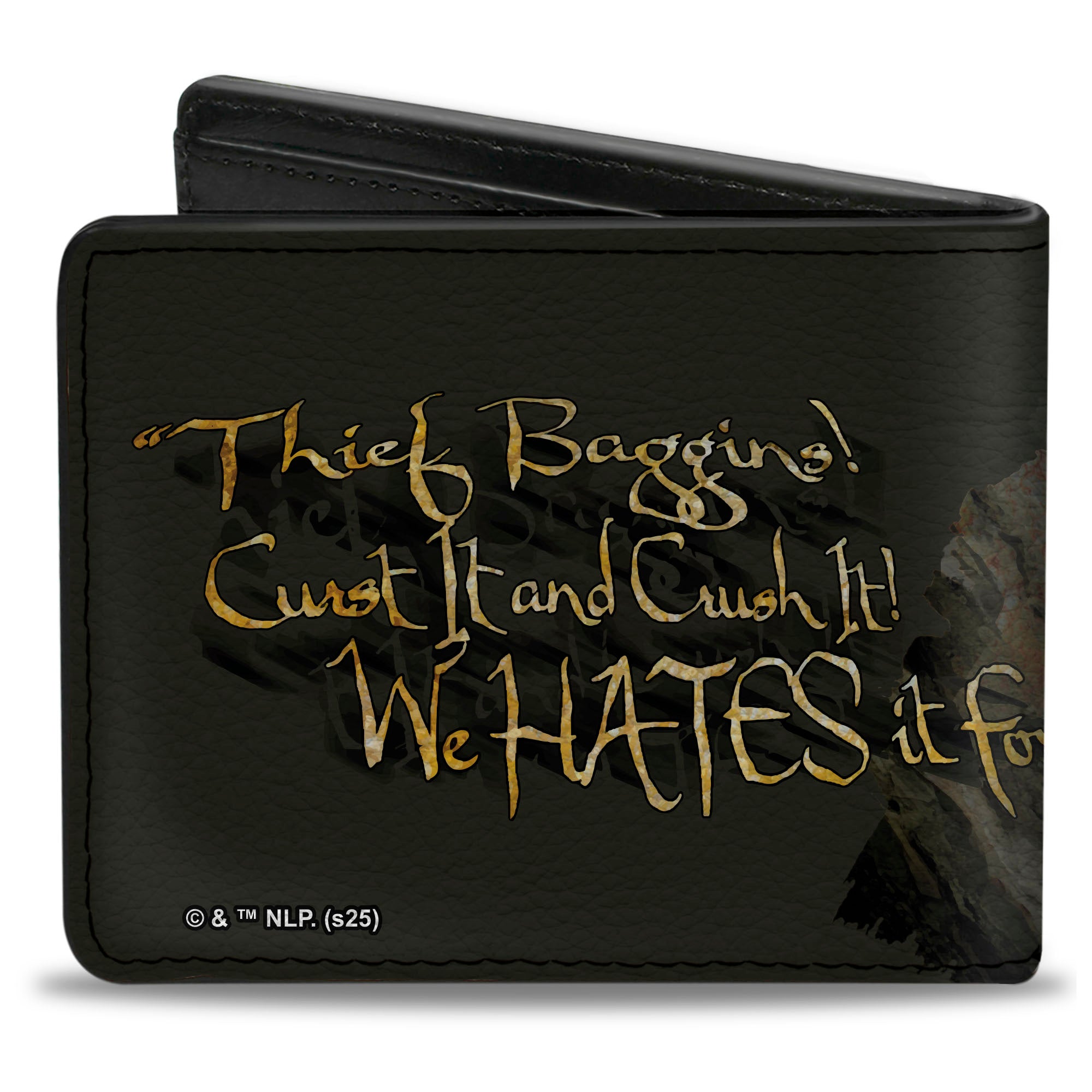 Bi-Fold Wallet - The Lord of the Rings WE HATES IT FOREVER Gollum Quote and Pose Bi-Fold Wallets The Lord of the Rings