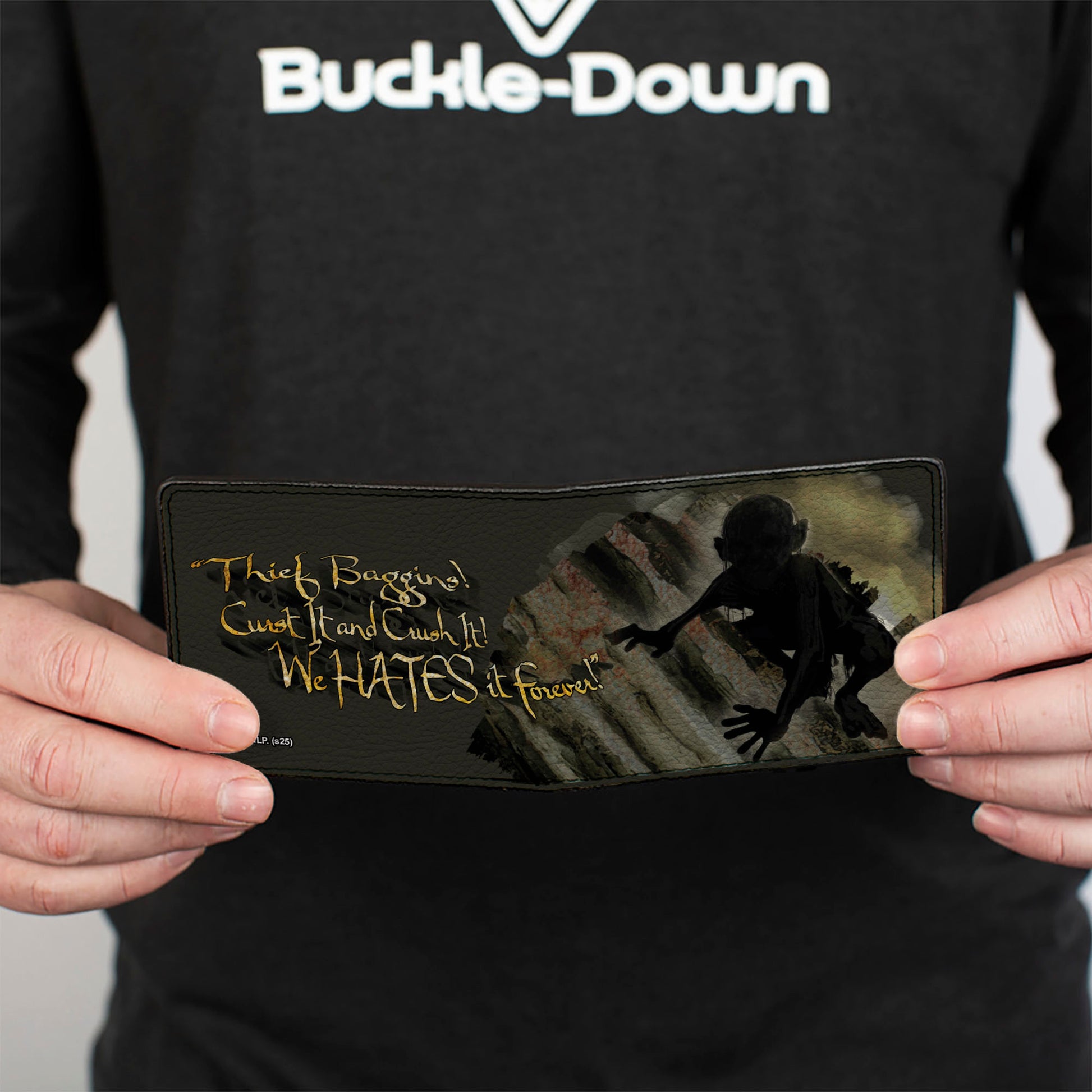 Bi-Fold Wallet - The Lord of the Rings WE HATES IT FOREVER Gollum Quote and Pose Bi-Fold Wallets The Lord of the Rings