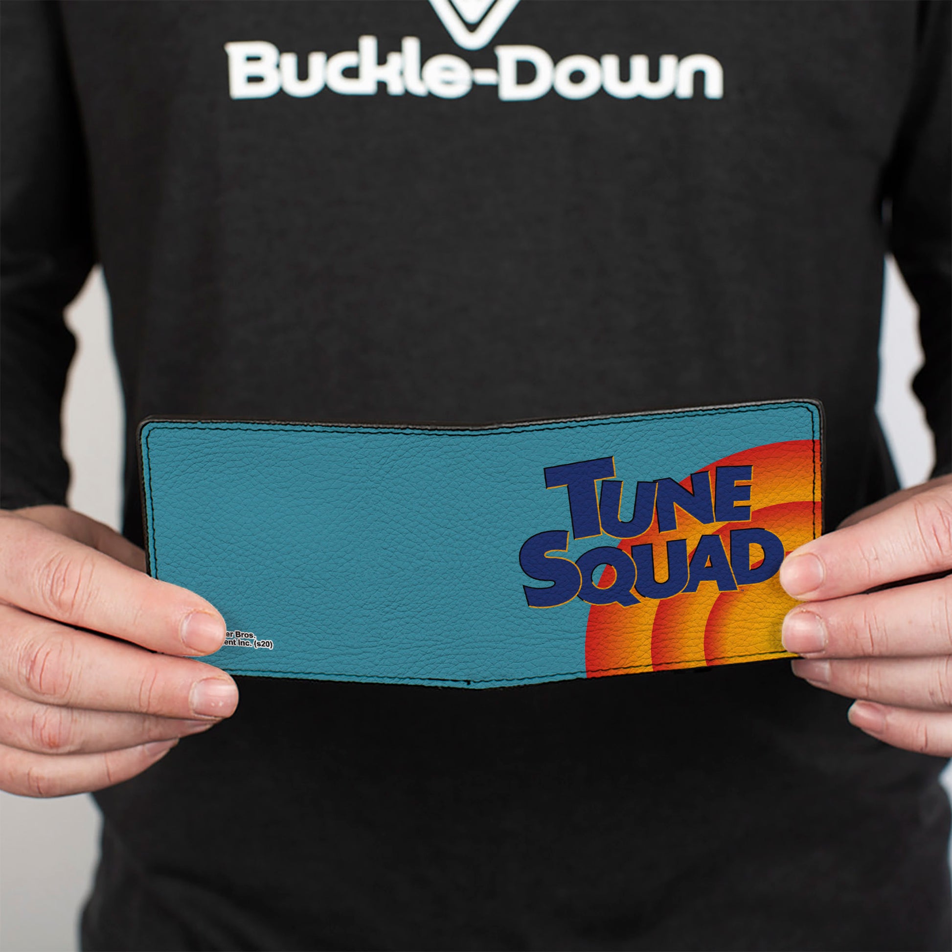 Bi-Fold Wallet - Space Jam 2 TUNE SQUAD Logo Turquoise Oranges Blue Bi-Fold Wallets Looney Tunes