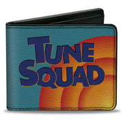 Bi-Fold Wallet - Space Jam 2 TUNE SQUAD Logo Turquoise Oranges Blue Bi-Fold Wallets Looney Tunes