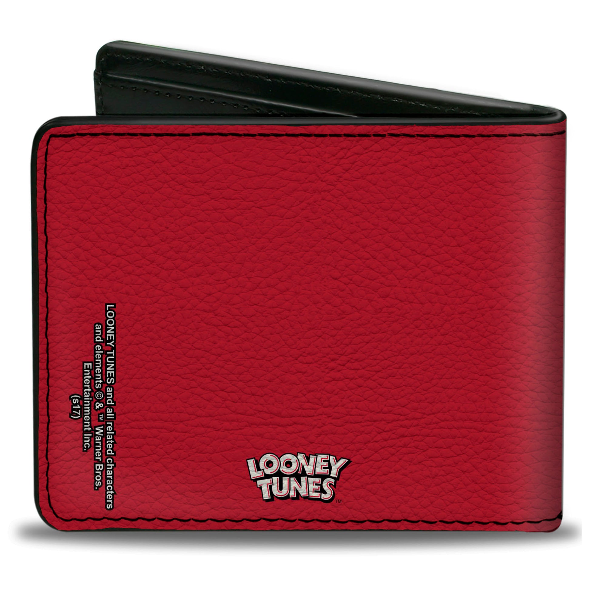 Bi-Fold Wallet - Bi-Fold Wallet - Gossamer Eyes CLOSE-UP Red Black White Bi-Fold Wallets Looney Tunes