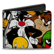 Bi-Fold Wallet - Looney Tunes 6-Character Stacked Collage Bi-Fold Wallets Looney Tunes