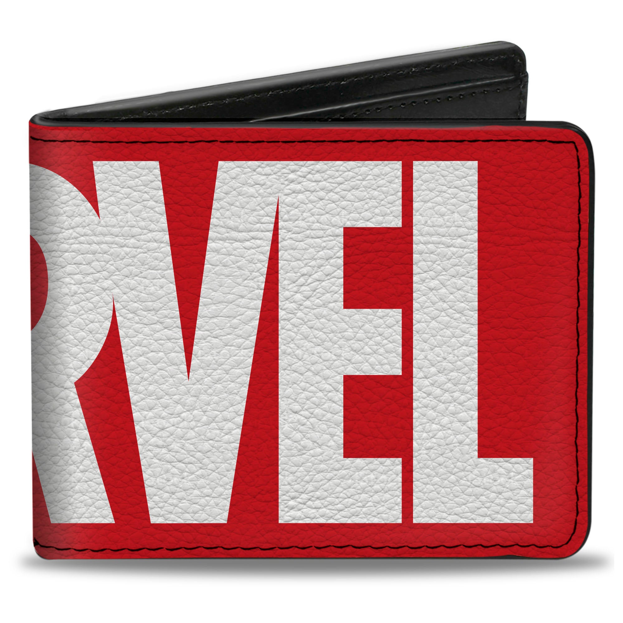 MARVEL UNIVERSE Bi-Fold Wallet - MARVEL Red Brick Logo Red/White Bi-Fold Wallets Marvel Comics