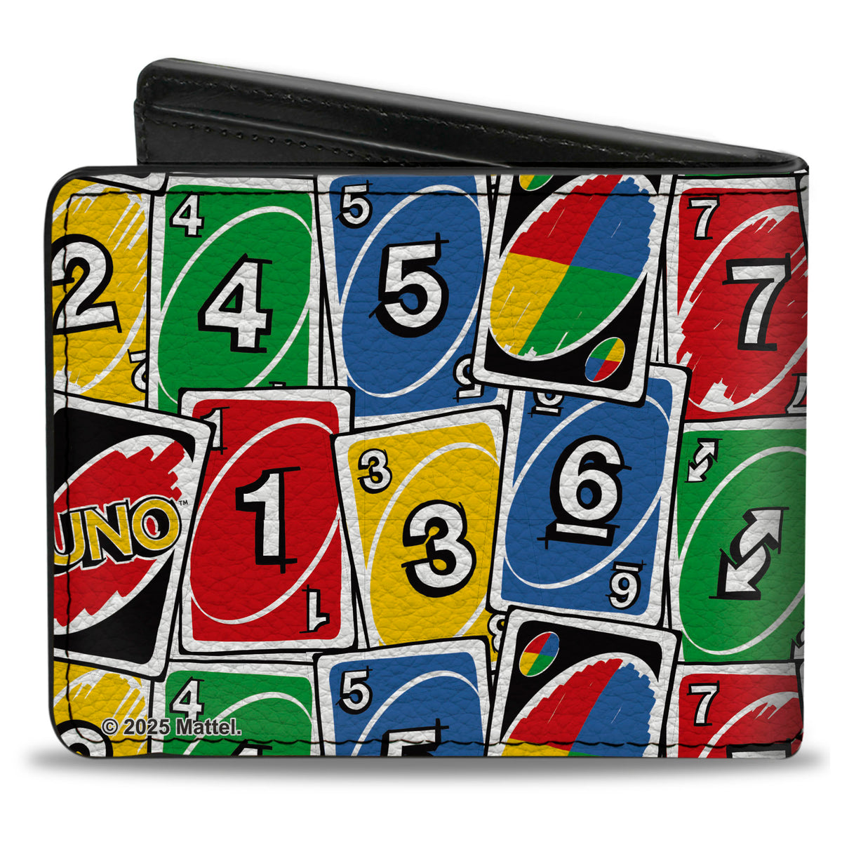 Bi-Fold Wallet - UNO Cards Stacked Multi Color Bi-Fold Wallets UNO
