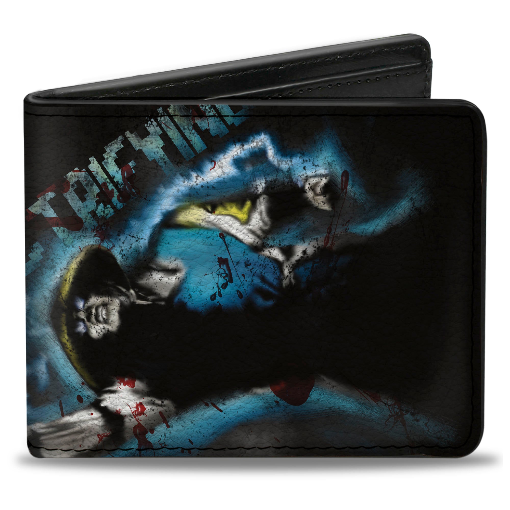 Bi-Fold Wallet - MORTAL KOMBAT KLASSIC Raiden ELECTRIFYING Pose Black/Blues/Red Bi-Fold Wallets Mortal Kombat