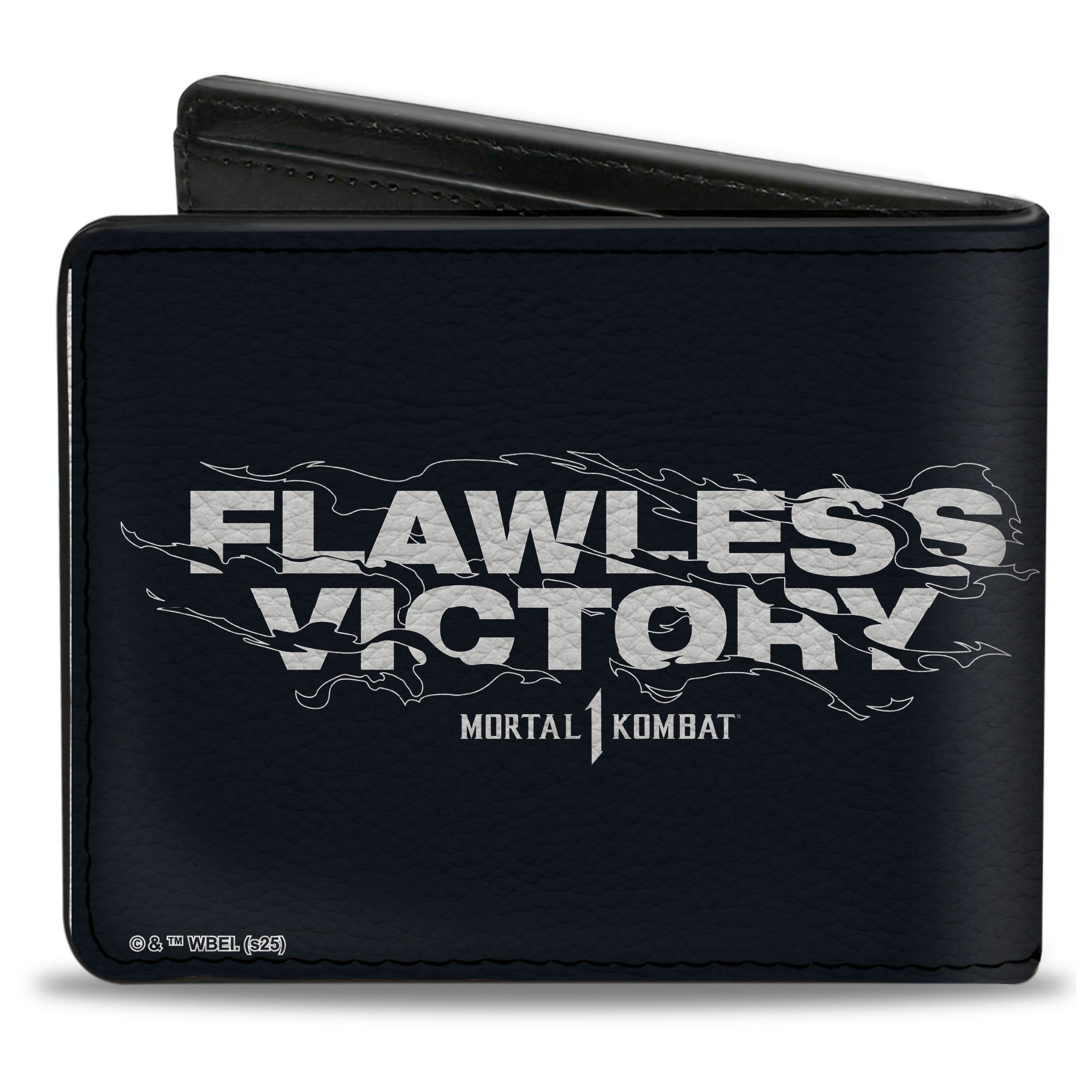 Bi-Fold Wallet - MORTAL KOMBAT BRUTALITY FLAWLESS VICTORY Black/White Bi-Fold Wallets Mortal Kombat