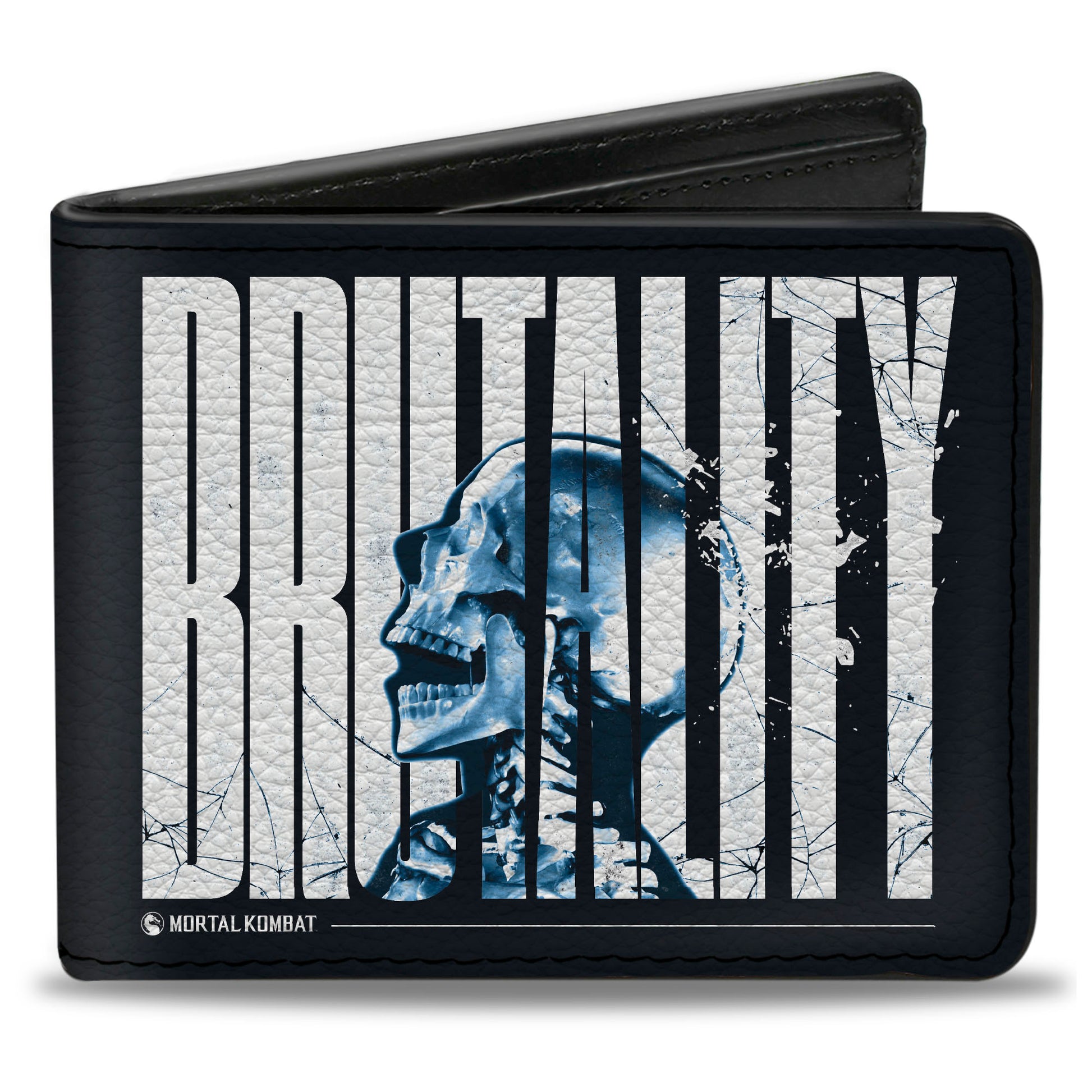 Bi-Fold Wallet - MORTAL KOMBAT BRUTALITY FLAWLESS VICTORY Black/White Bi-Fold Wallets Mortal Kombat