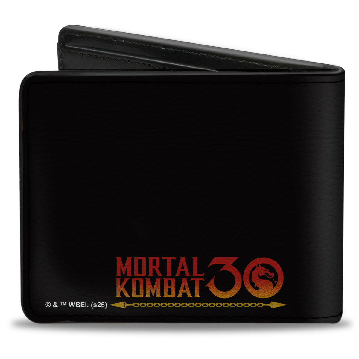 Bi-Fold Wallet - MORTAL KOMBAT 30 Fighter Selection Pose Blocks Black Bi-Fold Wallets Mortal Kombat