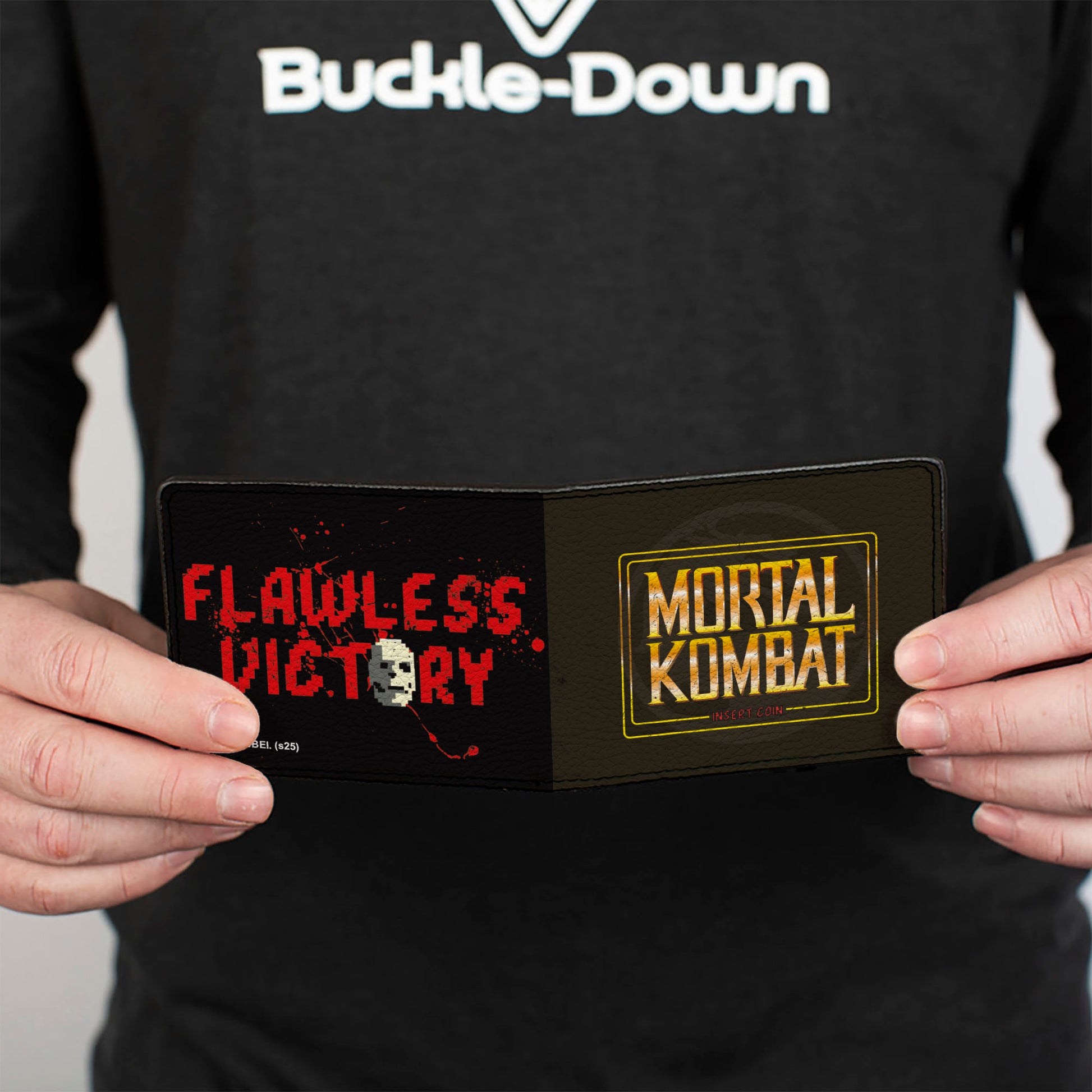 Bi-Fold Wallet - MORTAL KOMBAT Start and FLAWLESS VICTORY Screens Bi-Fold Wallets Mortal Kombat