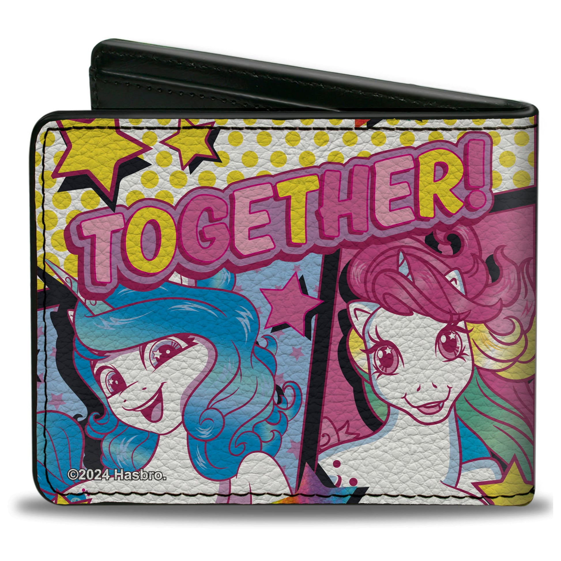 Bi-Fold Wallet - My Little Pony TOGETHER Pony Pop Art Blocks Multi Color Bi-Fold Wallets Hasbro