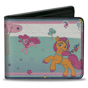 Bi-Fold Wallet - My Little Pony Three Pony Scene Bi-Fold Wallets Hasbro