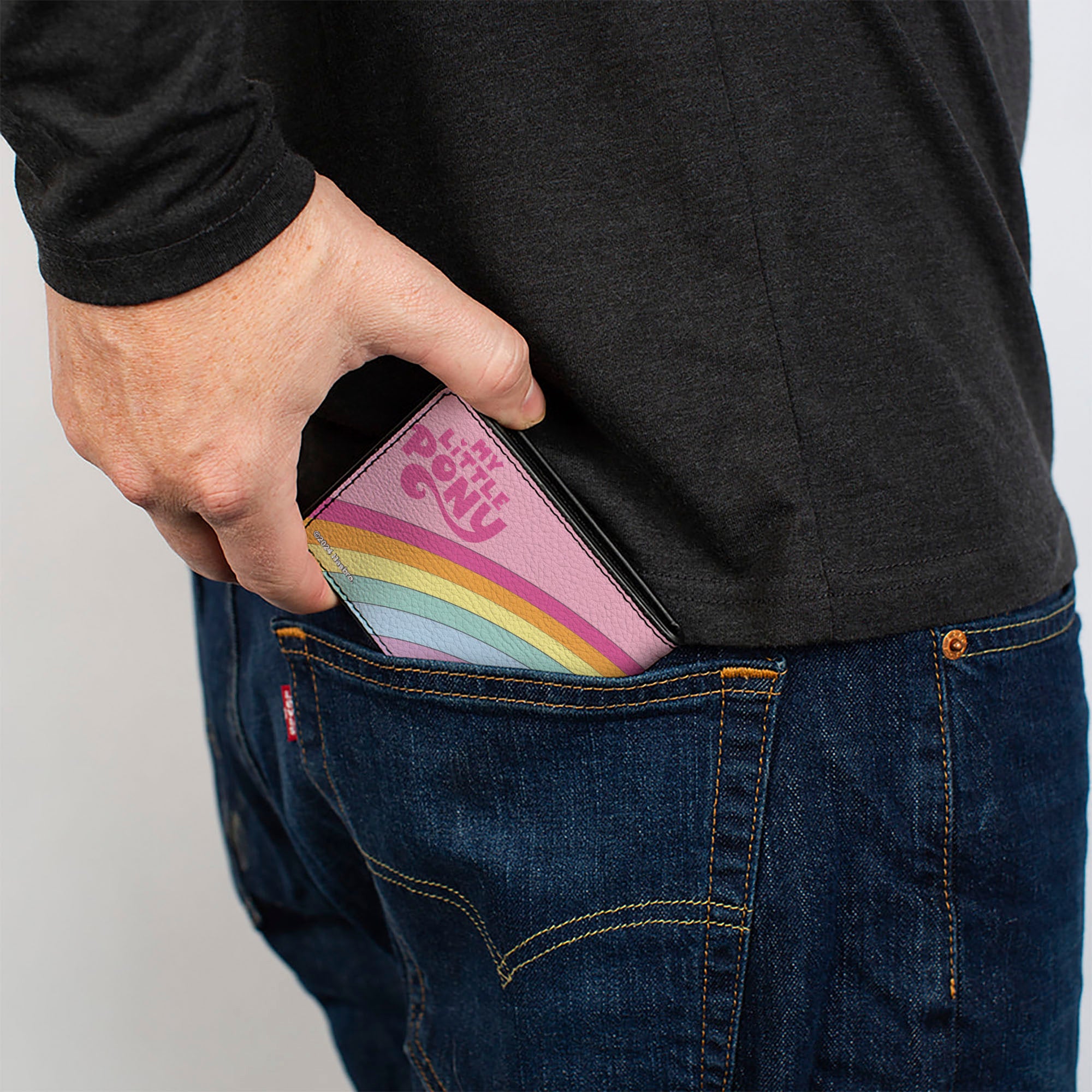 Bi-Fold Wallet - MY LITTLE PONY Three Pony Rainbow Cloud Pose Pinks Bi-Fold Wallets Hasbro