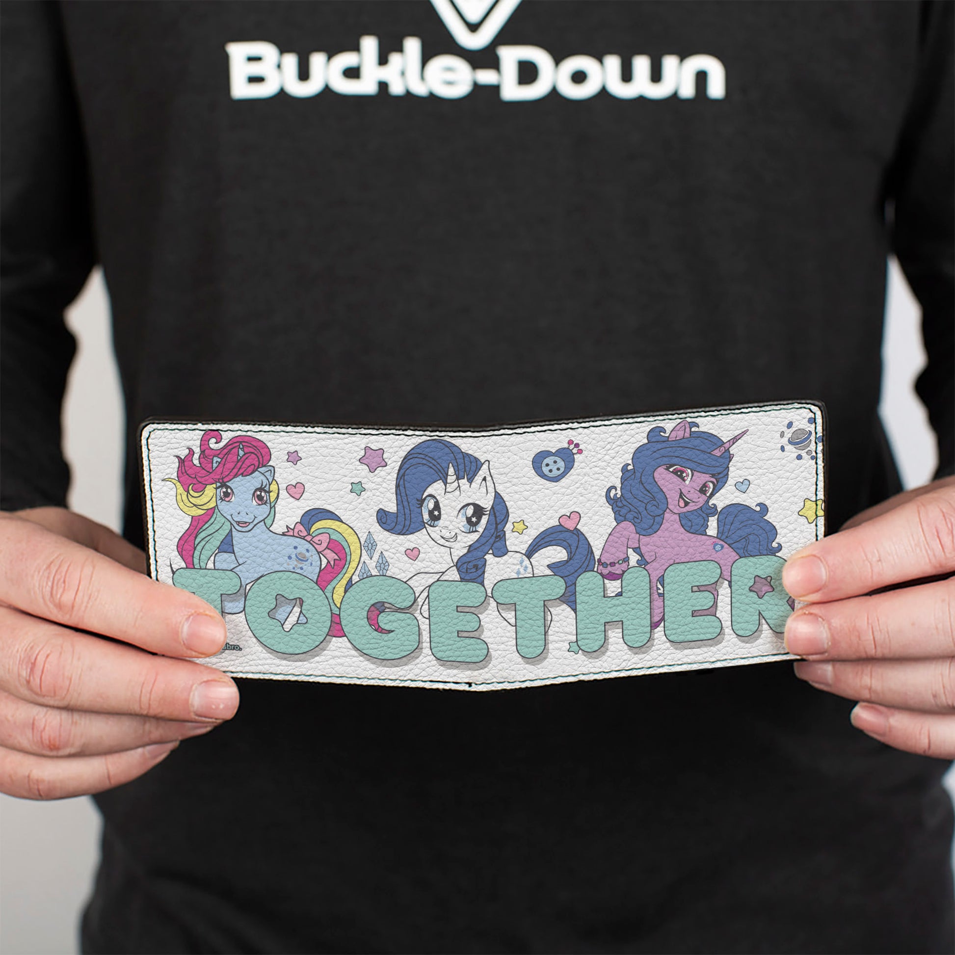 Bi-Fold Wallet - My Little Pony TOGETHER Pony Trio Pose White/Teal Bi-Fold Wallets Hasbro
