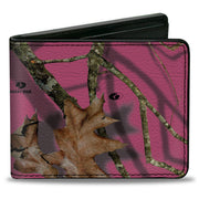 Bi-Fold Wallet - Mossy Oak Country Roots Camo Fuchsia Bi-Fold Wallets Mossy Oak