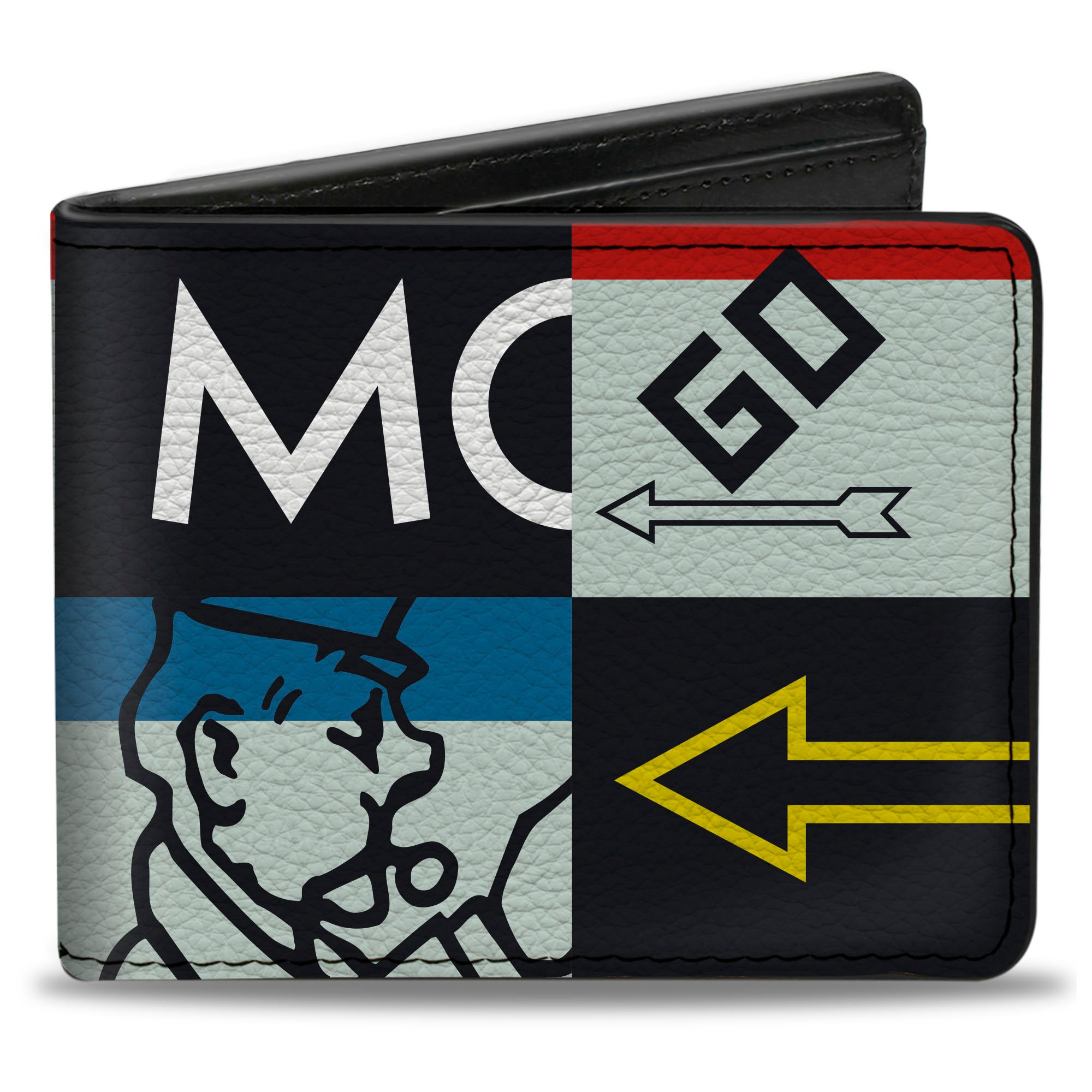 Bi-Fold Wallet - Monopoly GO and Go To Jail Police Office Blocks Bi-Fold Wallets Hasbro