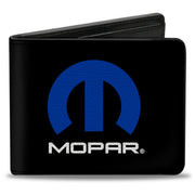 Bi-Fold Wallet - MOPAR Logo Black Blue White Bi-Fold Wallets Mopar