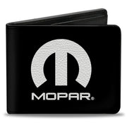 Bi-Fold Wallet - MOPAR Logo Black White Bi-Fold Wallets Mopar