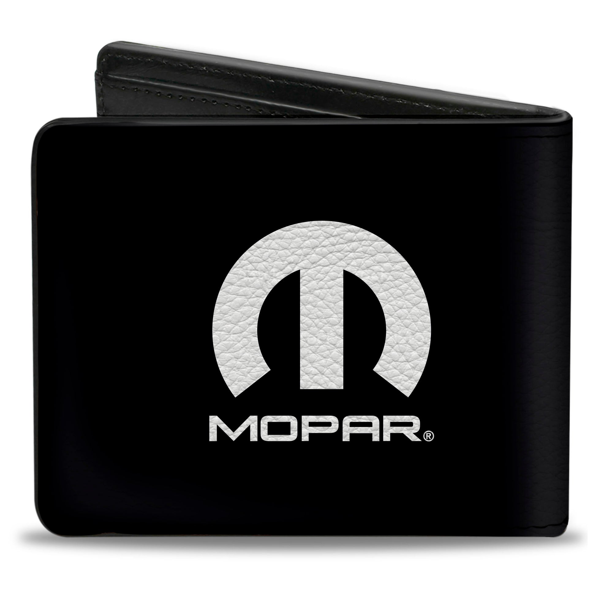Bi-Fold Wallet - MOPAR Logo Black Silver Gradient Bi-Fold Wallets Mopar