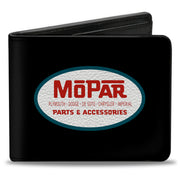 Bi-Fold Wallet - MOPAR 1954-1958 Logo + Side Stripe Black Blue Red Bi-Fold Wallets Mopar
