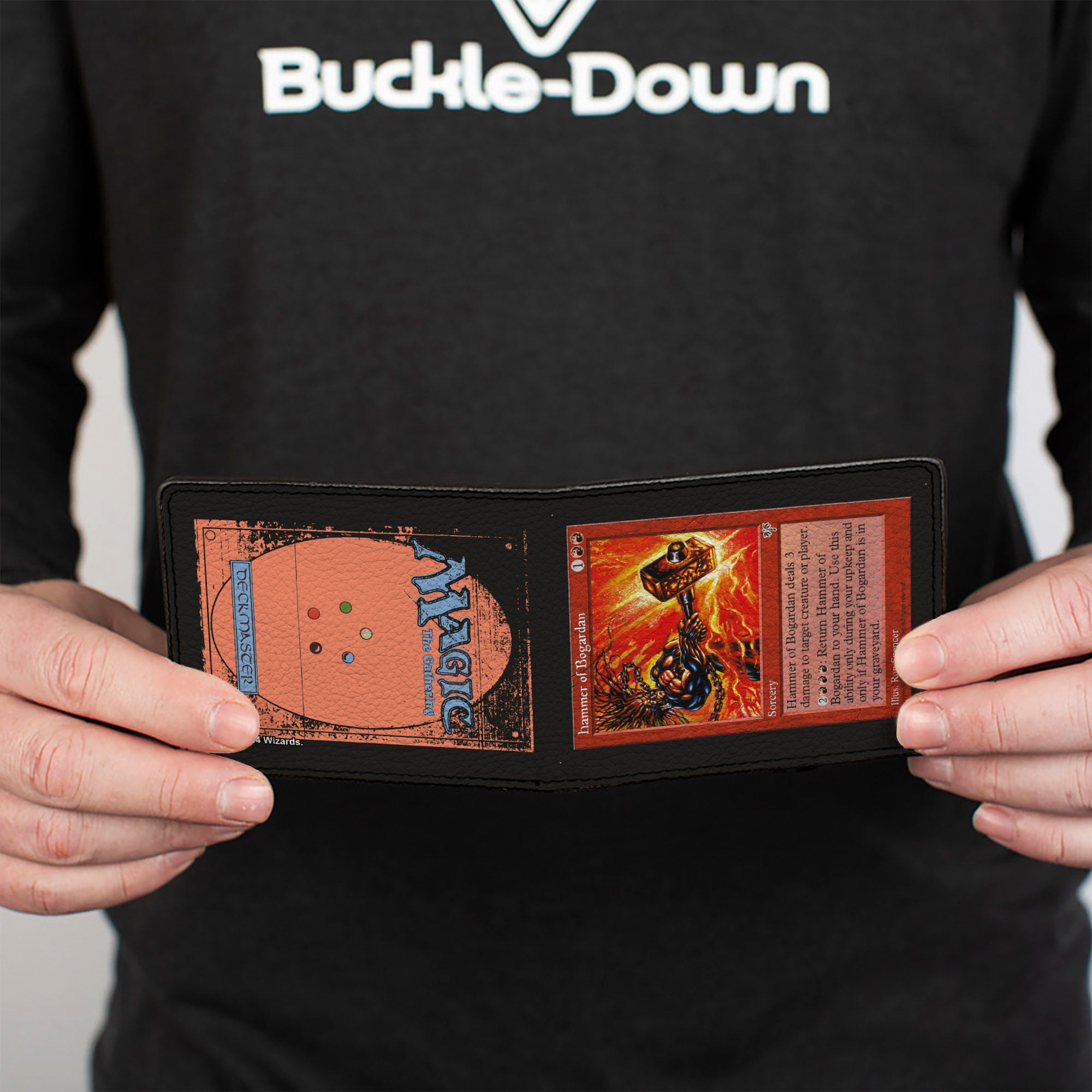 Bi-Fold Wallet - Magic the Gathering Hammer of Bogardan Deckmaster Card Replica Bi-Fold Wallets Wizards of the Coast