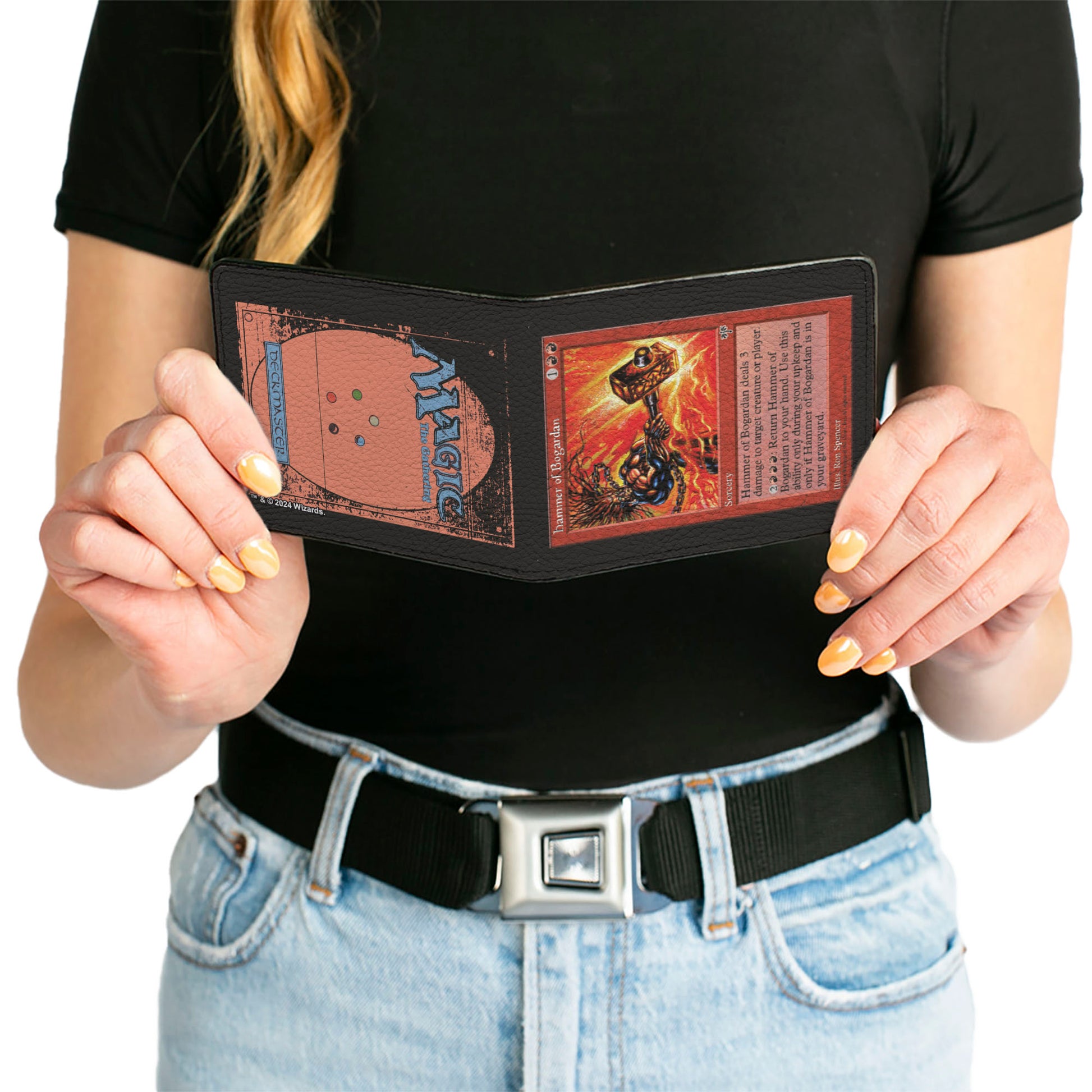 Bi-Fold Wallet - Magic the Gathering Hammer of Bogardan Deckmaster Card Replica Bi-Fold Wallets Wizards of the Coast