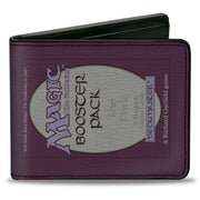 Bi-Fold Wallet - Magic the Gathering THE DARK BOOSTER PACK Deckmaster Card Replica Purples Bi-Fold Wallets Magic the Gathering