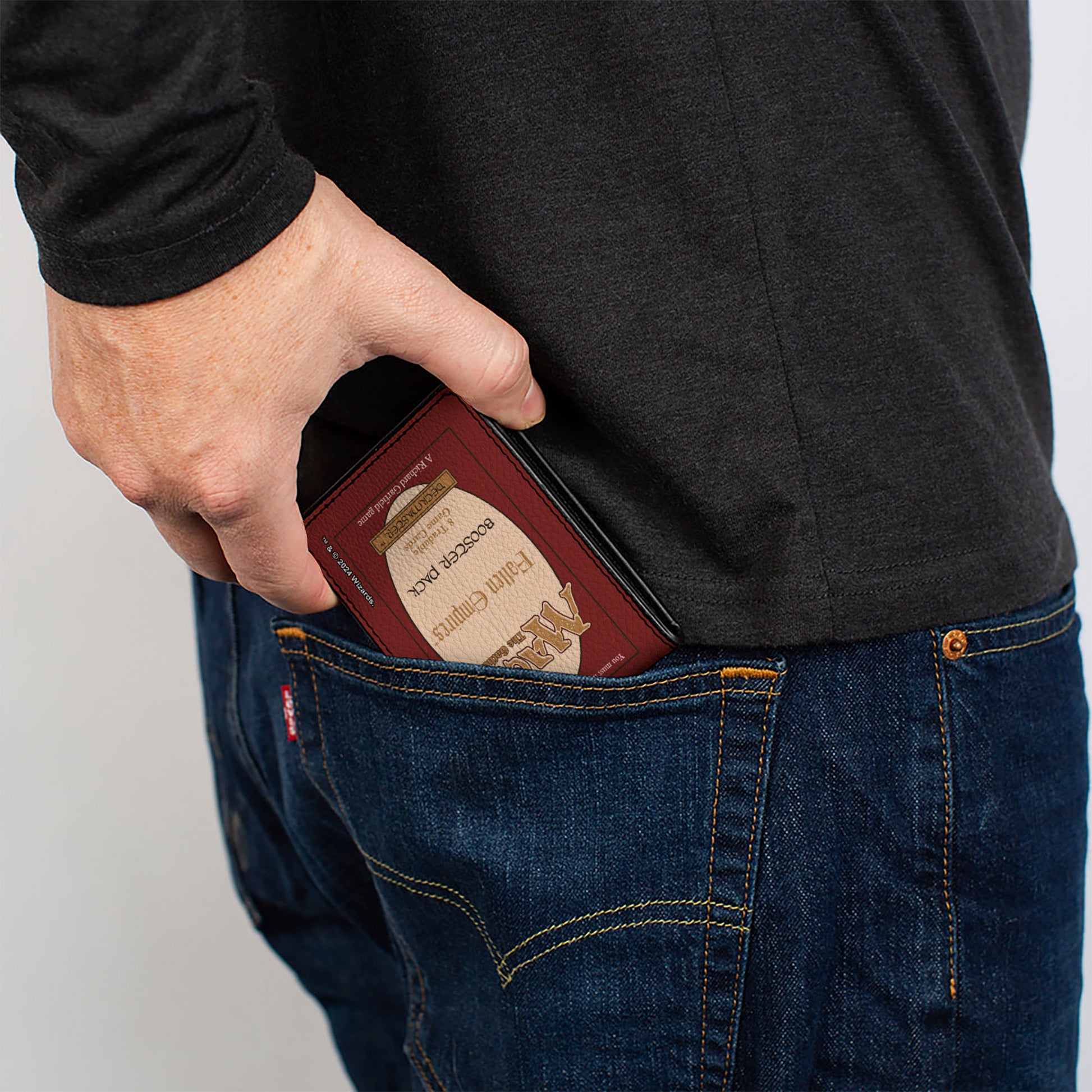 Bi-Fold Wallet - Magic the Gathering FALLEN EMPIRES BOOSTER PACK Deckmaster Card Replica Browns Bi-Fold Wallets Magic the Gathering