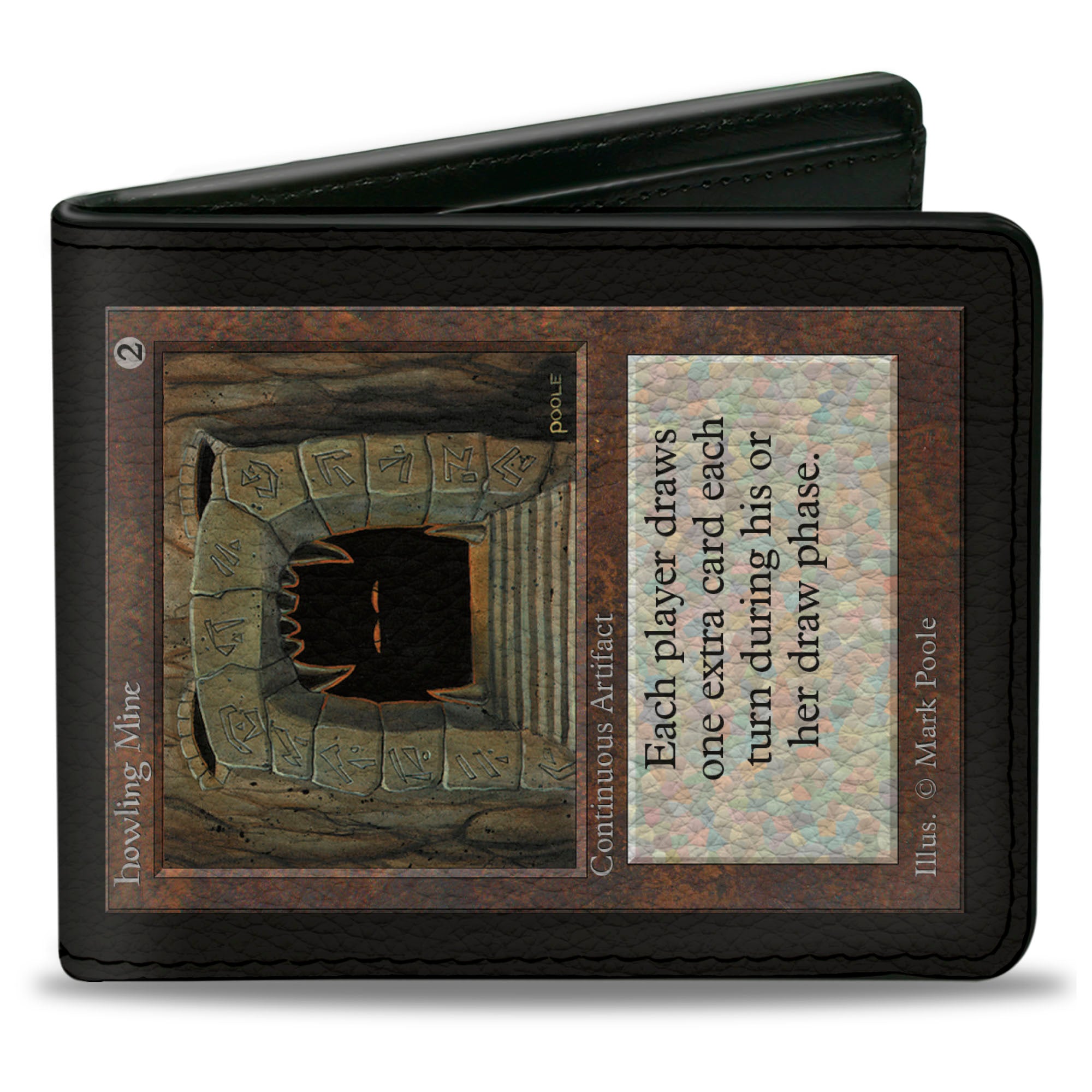 Bi-Fold Wallet - Magic the Gathering Howling Mine Deckmaster Card Replica Bi-Fold Wallets Wizards of the Coast