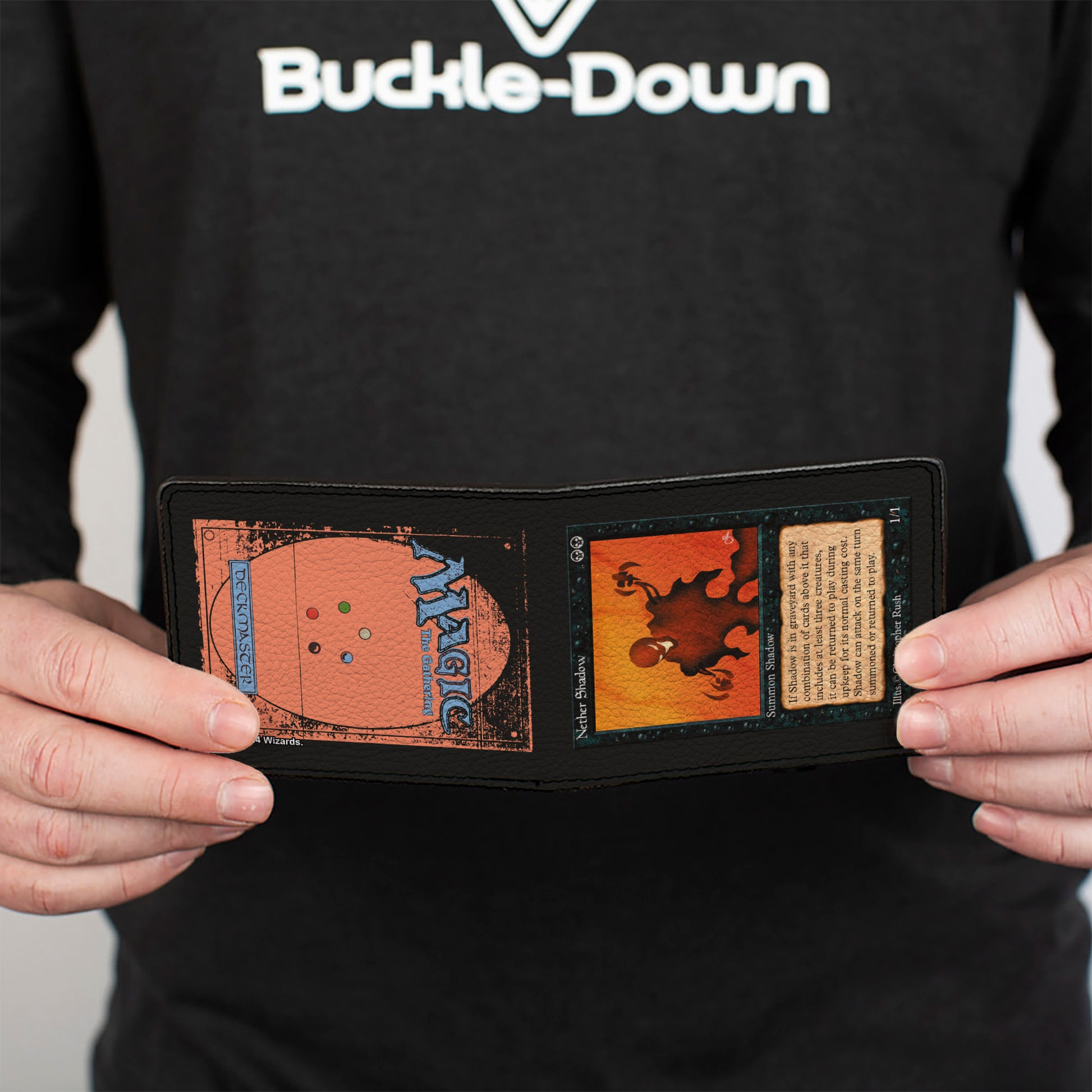 Bi-Fold Wallet - Magic the Gathering Nether Shadow Deckmaster Card Replica Bi-Fold Wallets Magic the Gathering
