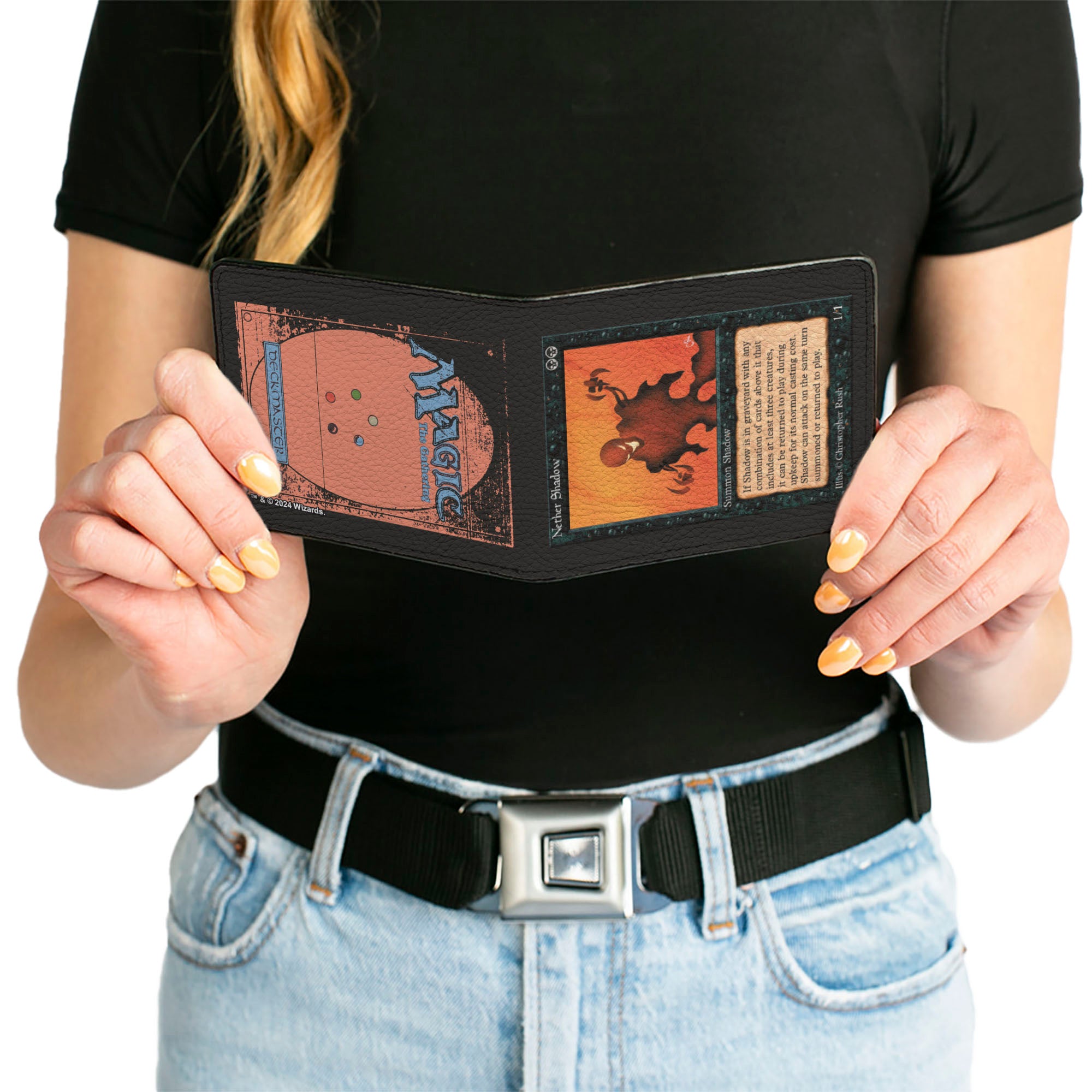Bi-Fold Wallet - Magic the Gathering Nether Shadow Deckmaster Card Replica Bi-Fold Wallets Magic the Gathering