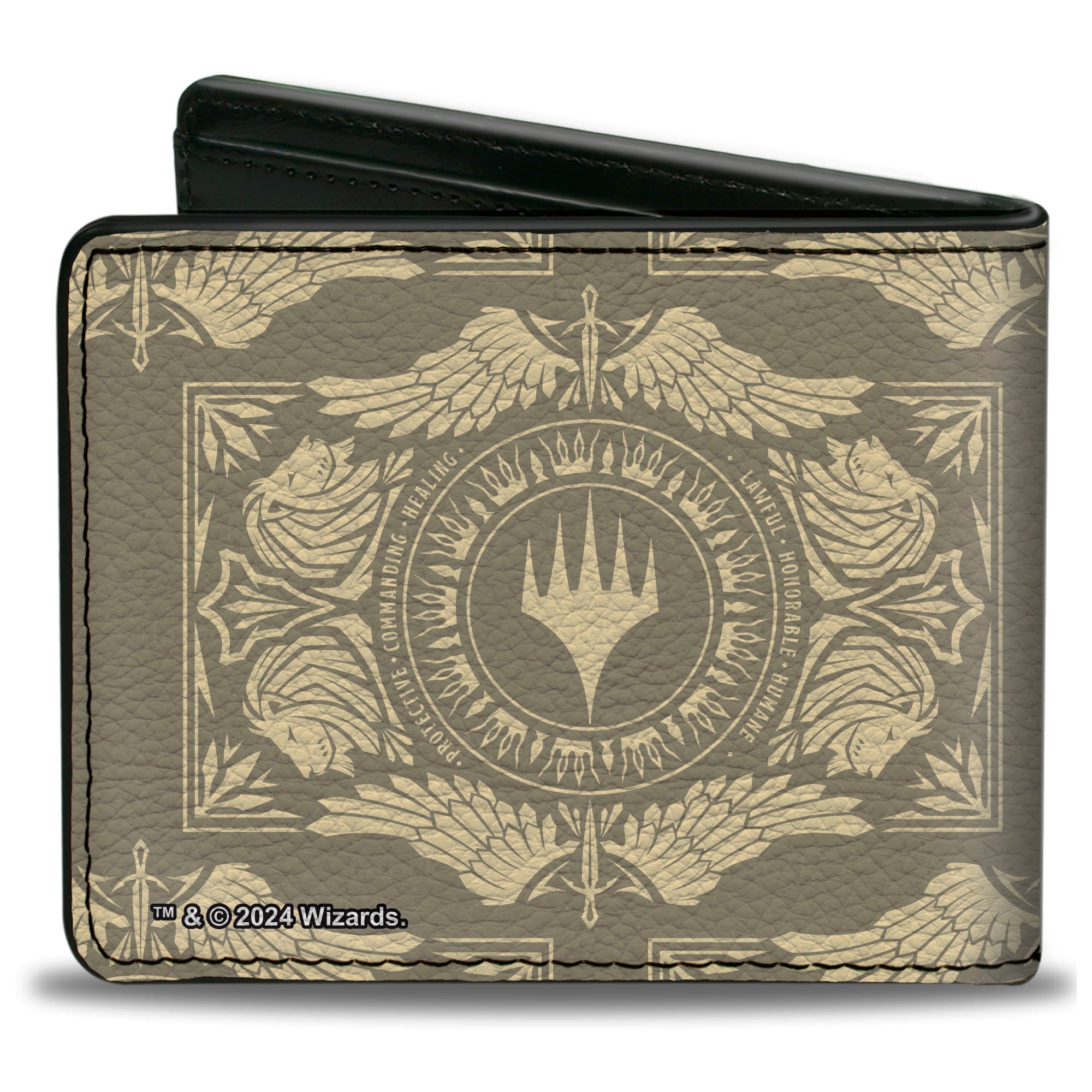 Bi-Fold Wallet - Magic the Gathering Planeswalker Plains Mana Traits Tans Bi-Fold Wallets Wizards of the Coast