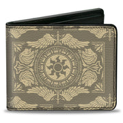 Bi-Fold Wallet - Magic the Gathering Planeswalker Plains Mana Traits Tans Bi-Fold Wallets Magic the Gathering