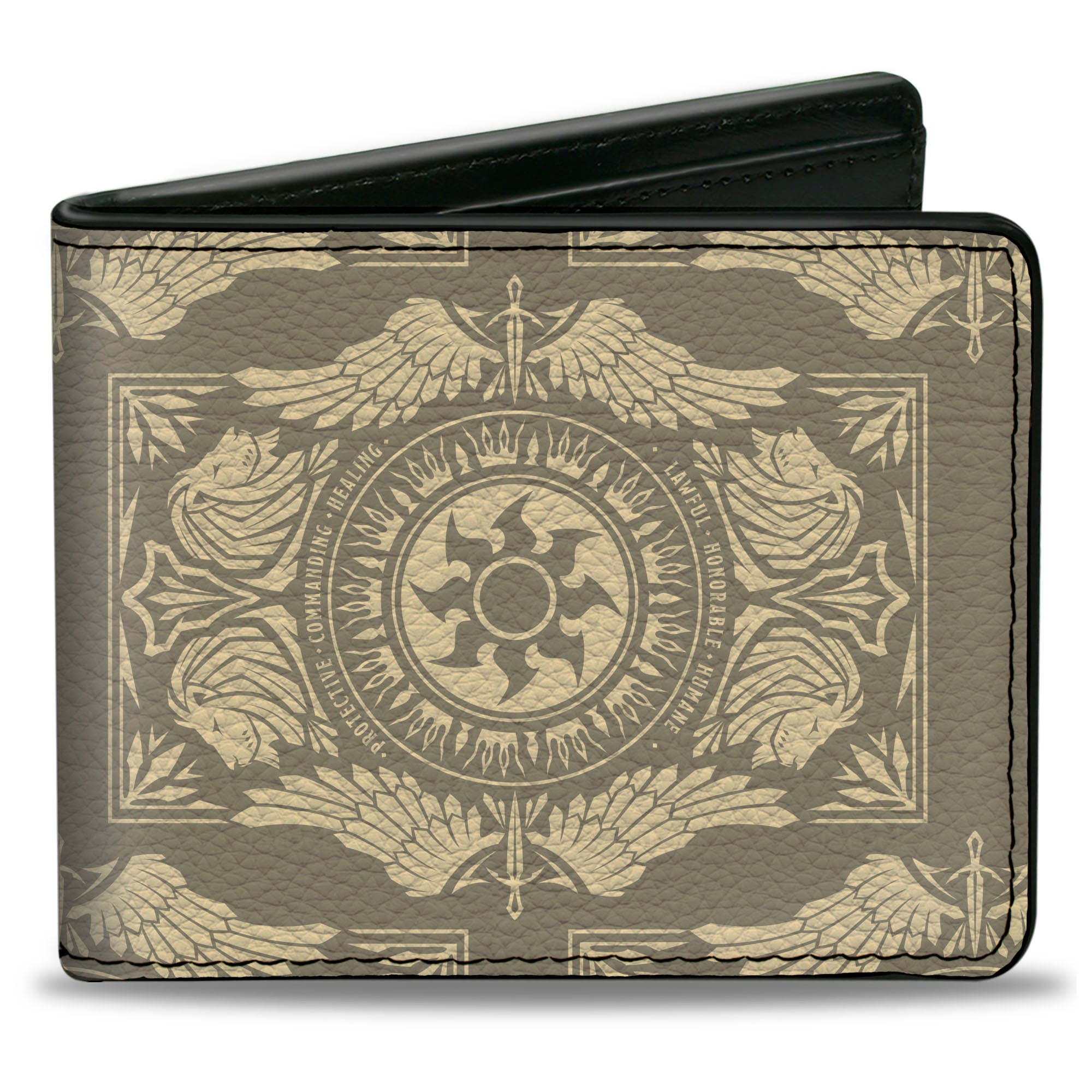 Bi-Fold Wallet - Magic the Gathering Planeswalker Plains Mana Traits Tans Bi-Fold Wallets Wizards of the Coast