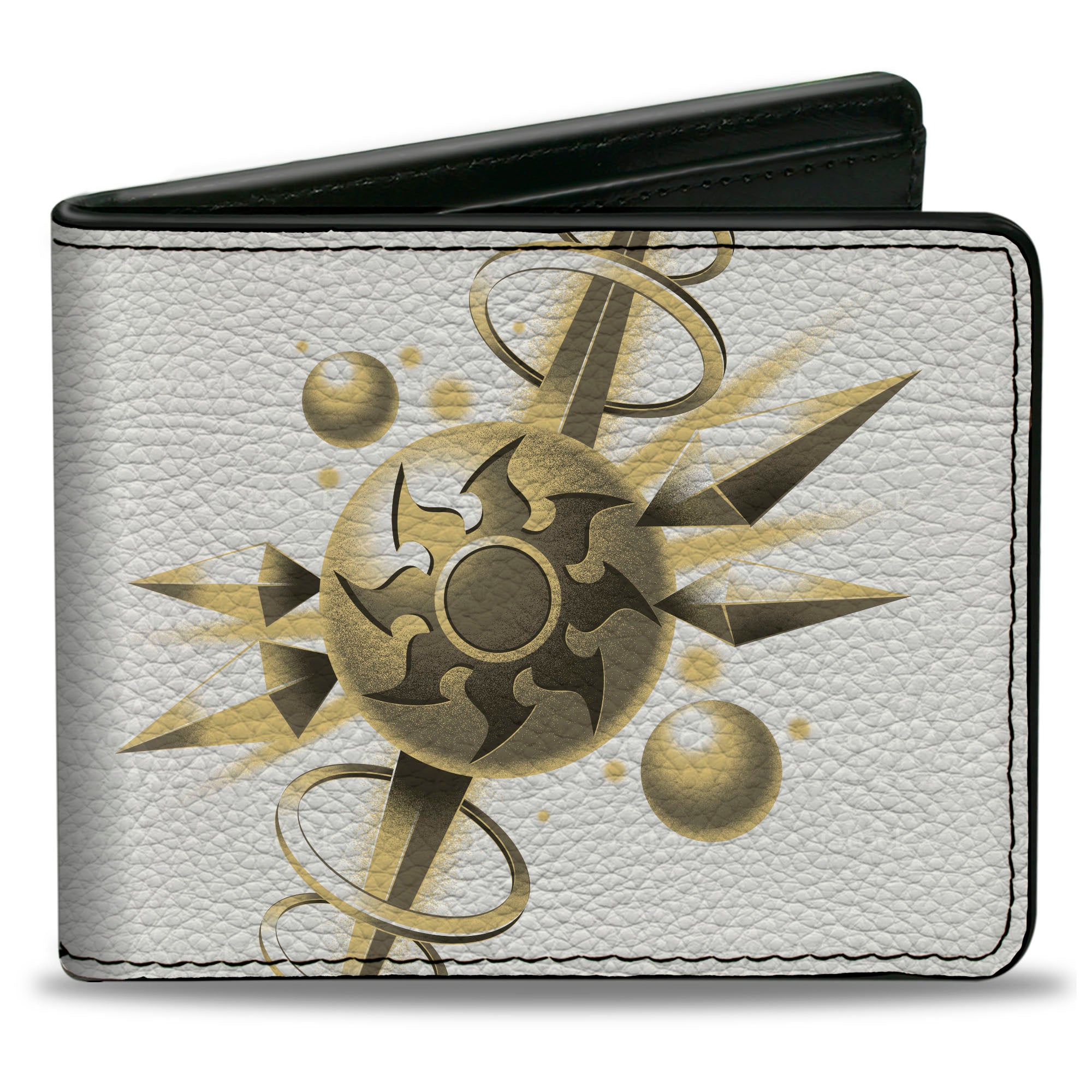 Bi-Fold Wallet - MAGIC THE GATHERING White Mana Sun Icon and Title Logo White/Yellows Bi-Fold Wallets Magic the Gathering