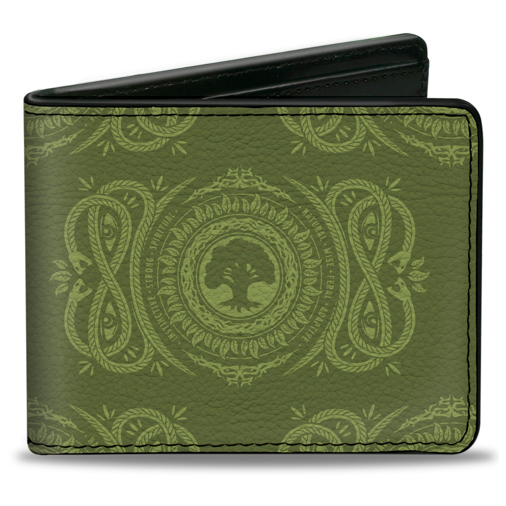 Bi-Fold Wallet - Magic the Gathering Planeswalker Forest Mana Traits Greens Bi-Fold Wallets Wizards of the Coast