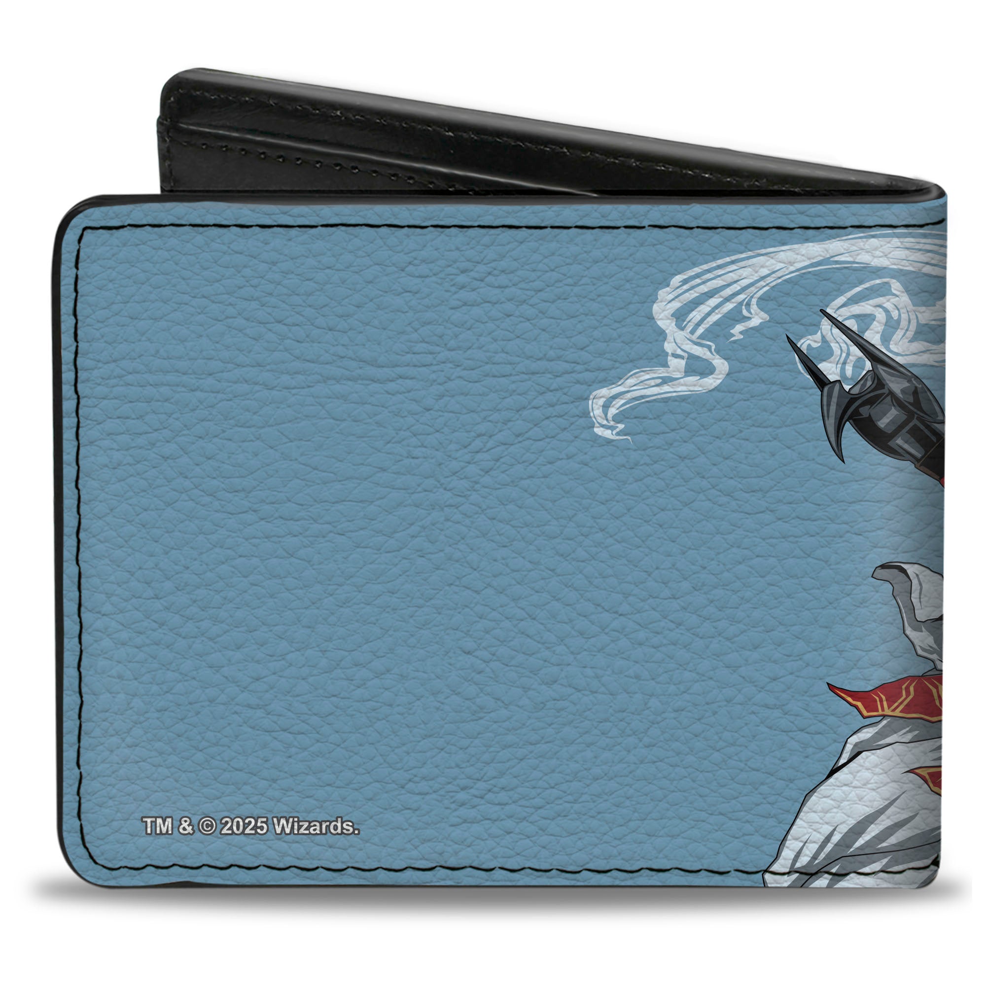 Bi-Fold Wallet - MAGIC THE GATHERING Three Planeswalker Group Pose and Title Logo Light Blue Bi-Fold Wallets Magic the Gathering