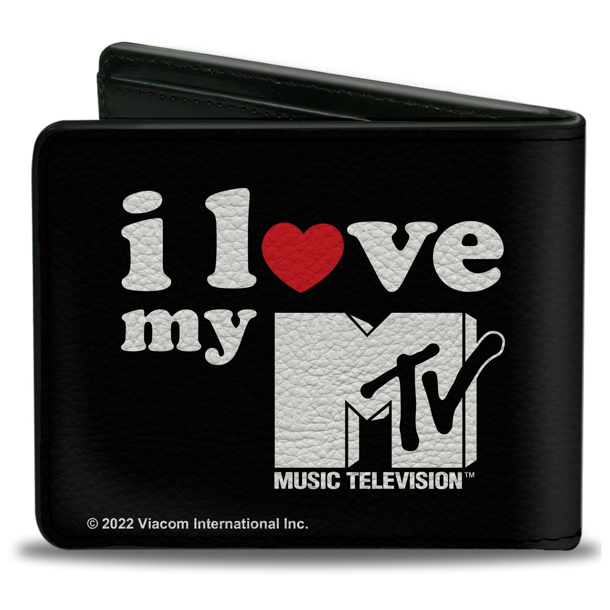 Bi-Fold Wallet - MTV I LOVE MY MTV Black/White/Red Bi-Fold Wallets MTV