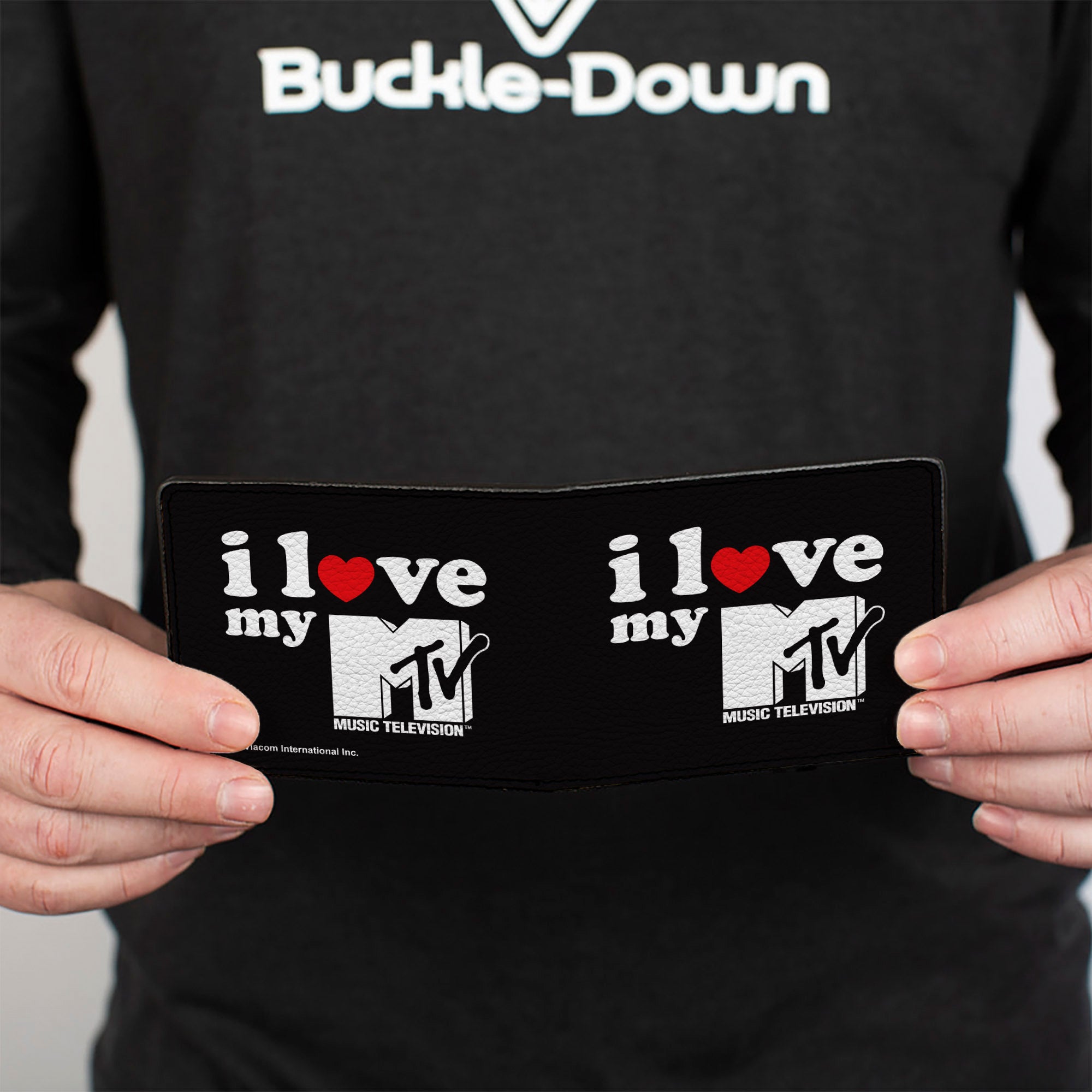 Bi-Fold Wallet - MTV I LOVE MY MTV Black/White/Red Bi-Fold Wallets MTV