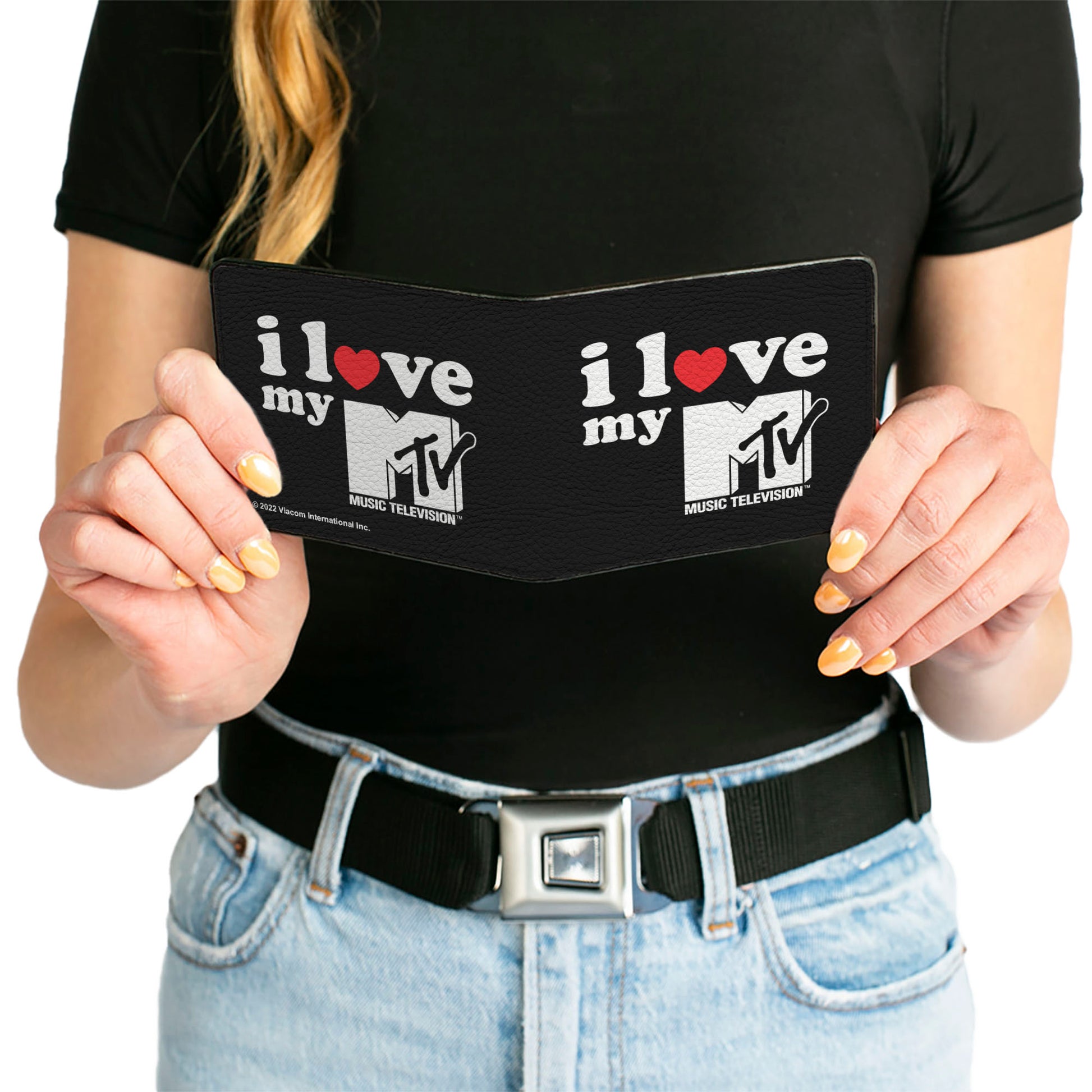 Bi-Fold Wallet - MTV I LOVE MY MTV Black/White/Red Bi-Fold Wallets MTV