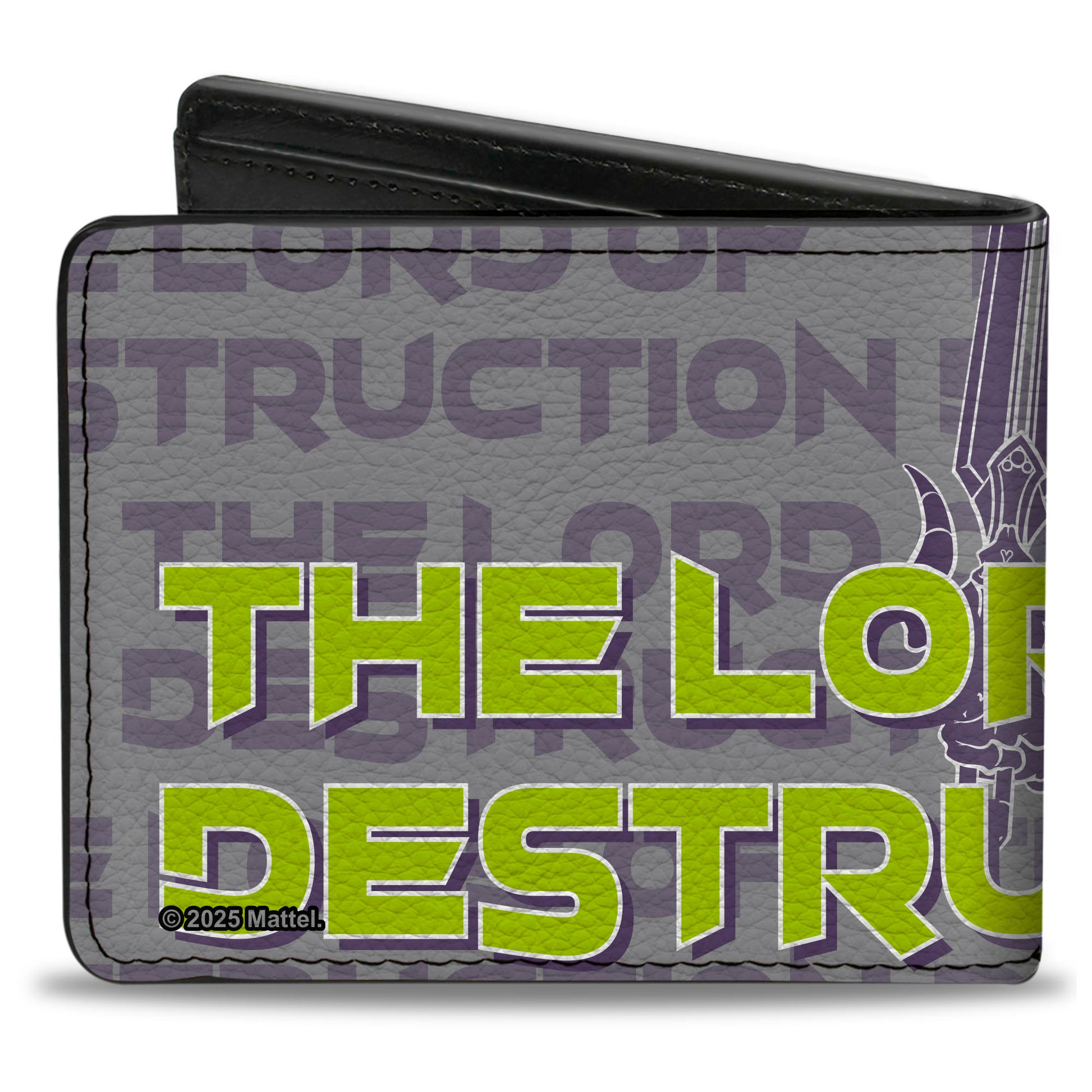 Bi-Fold Wallet - Masters of the Universe THE LORD OF DESTRUCTION Skeletor Pose Purples Bi-Fold Wallets Masters of the Universe