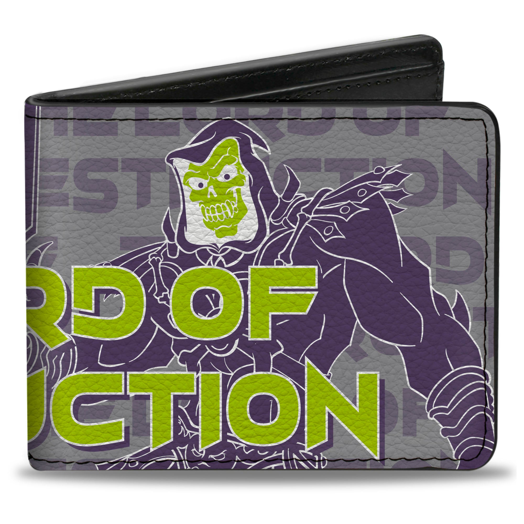 Bi-Fold Wallet - Masters of the Universe THE LORD OF DESTRUCTION Skeletor Pose Purples Bi-Fold Wallets Masters of the Universe