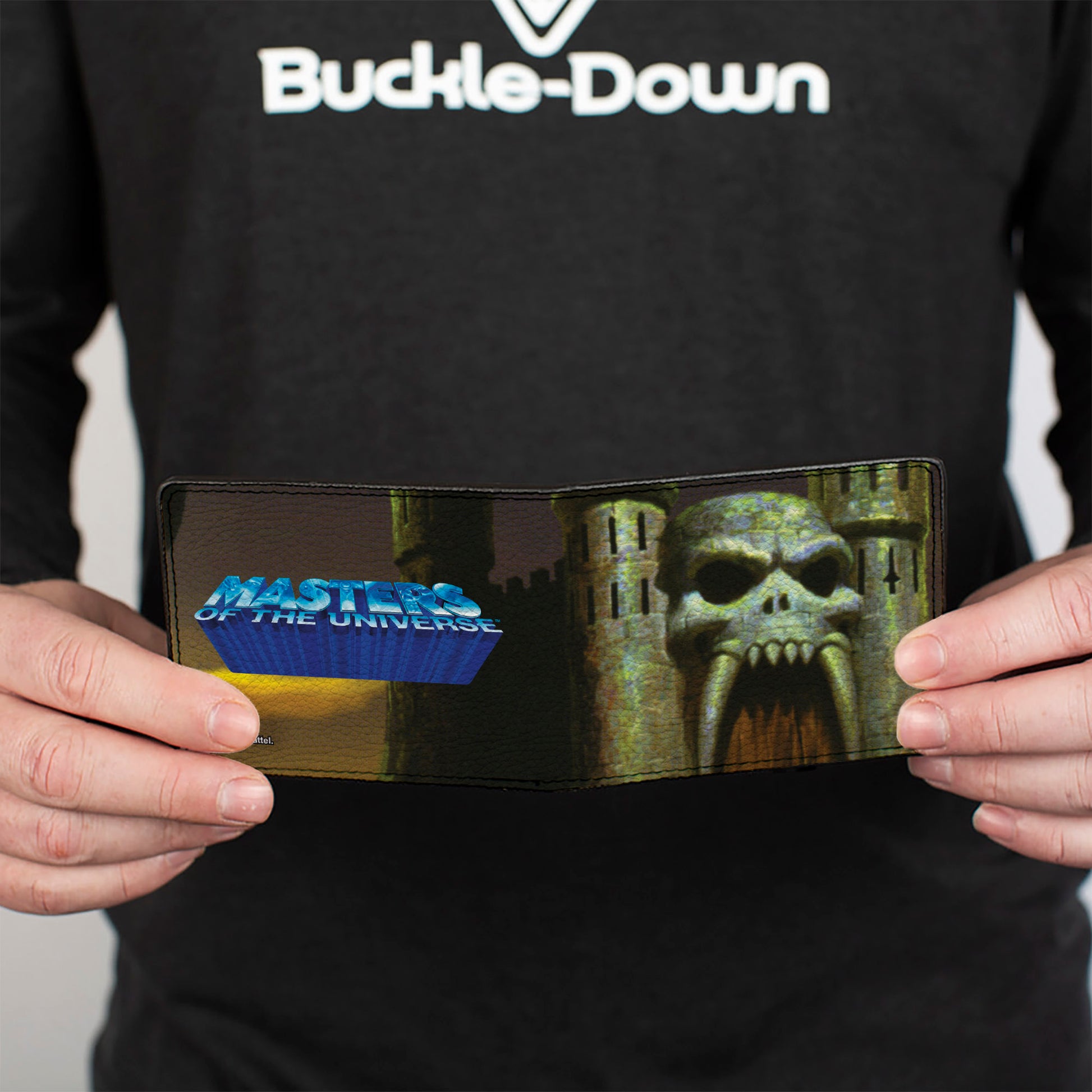Bi-Fold Wallet - Masters of the Universe Castle Grayskull Entrance and Title Logo Bi-Fold Wallets Masters of the Universe