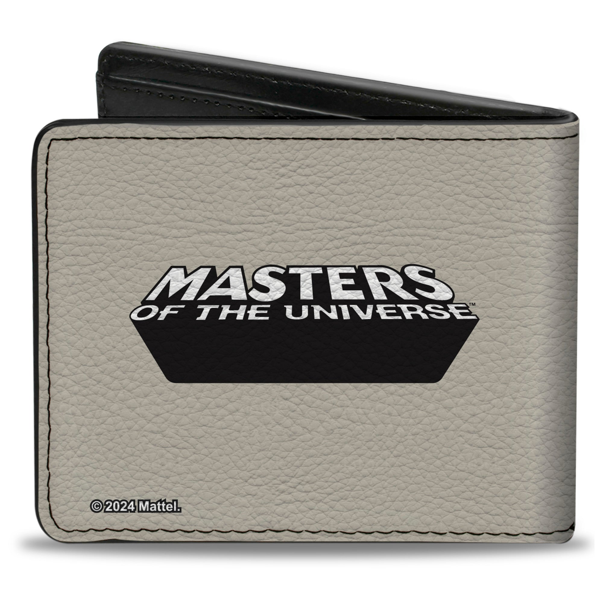 Bi-Fold Wallet - MASTERS OF THE UNIVERSE Skeletor and the Evil Ones Group Pose and Title Logo Gray/Black/White Bi-Fold Wallets Masters of the Universe
